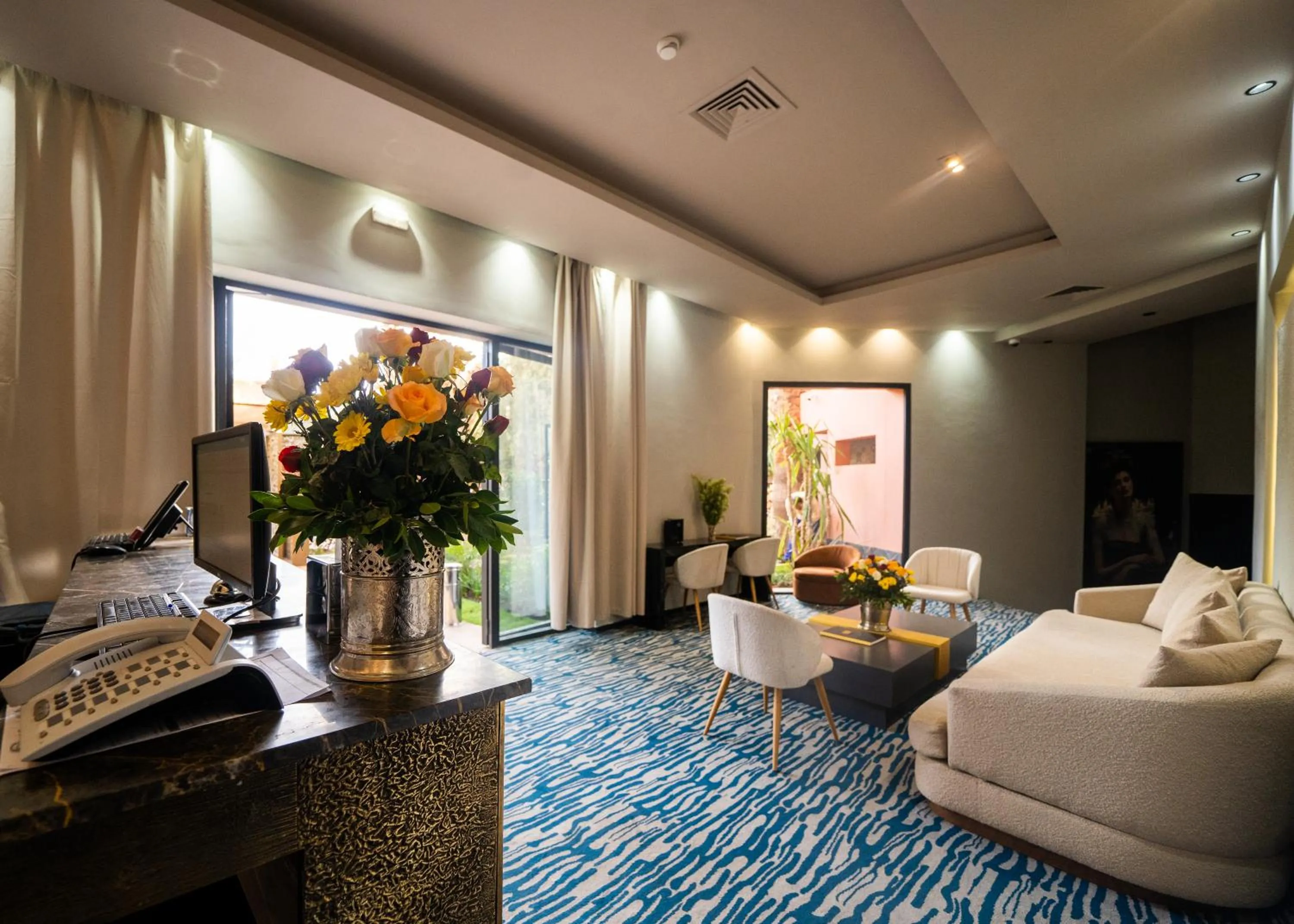 Lobby or reception in Hotel Le Rocher Marrakech