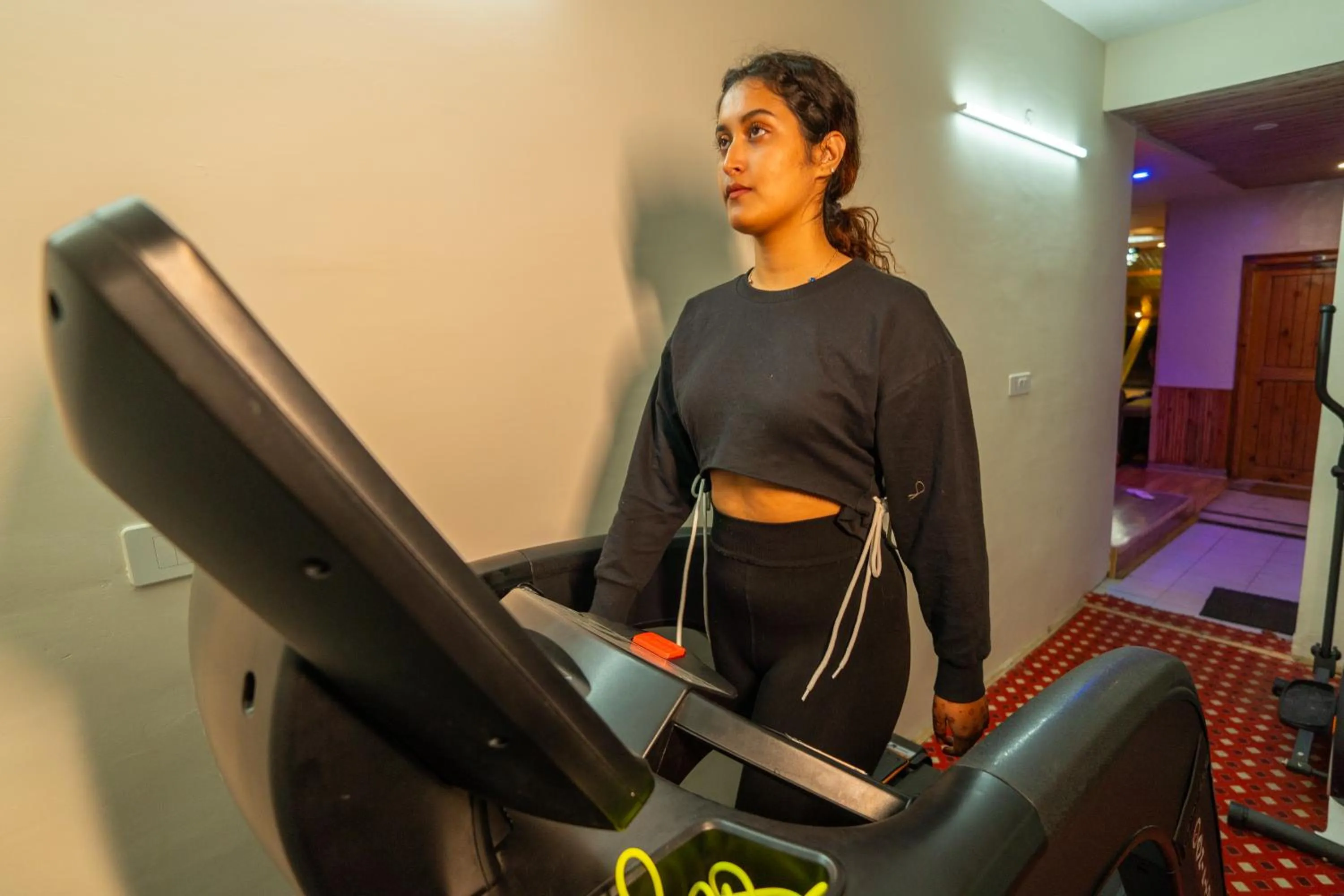Fitness centre/facilities in Hill River Resort By West Western -Property of the Year 2024-25 - Central Heated & Air Cooled, Near Mall Road
