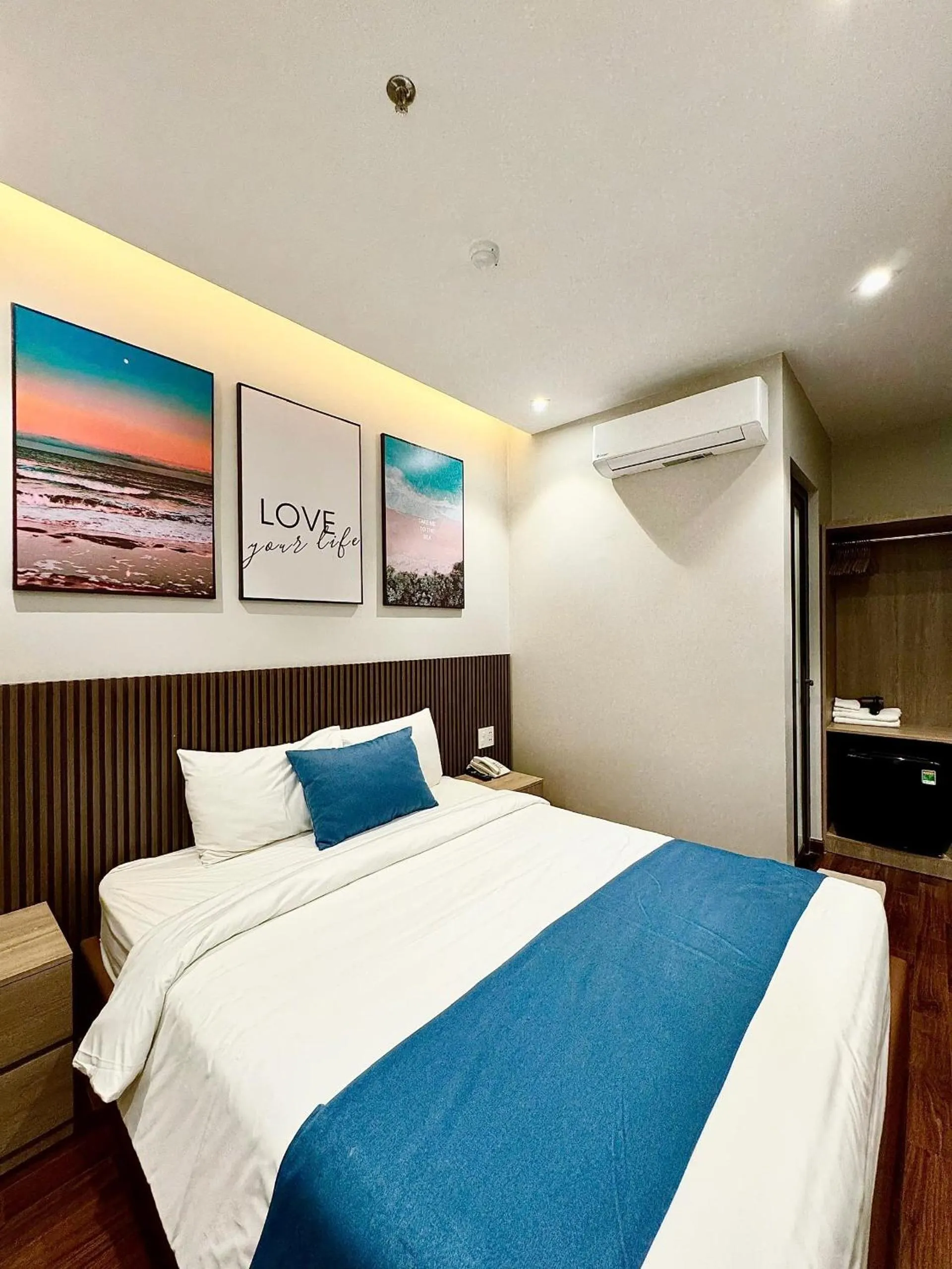 Bed in Hải Long Hotel 2