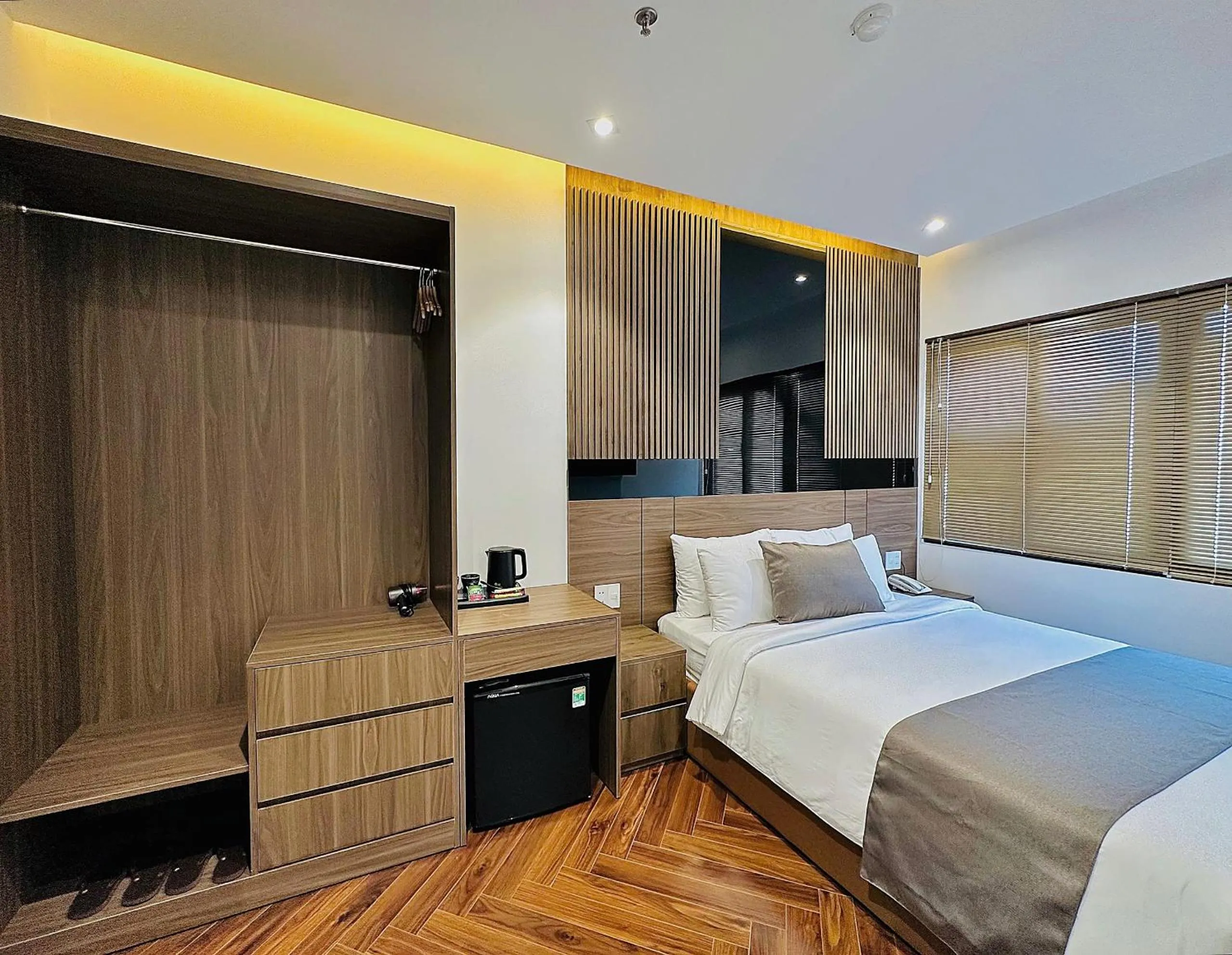 Bed in Hải Long Hotel 2