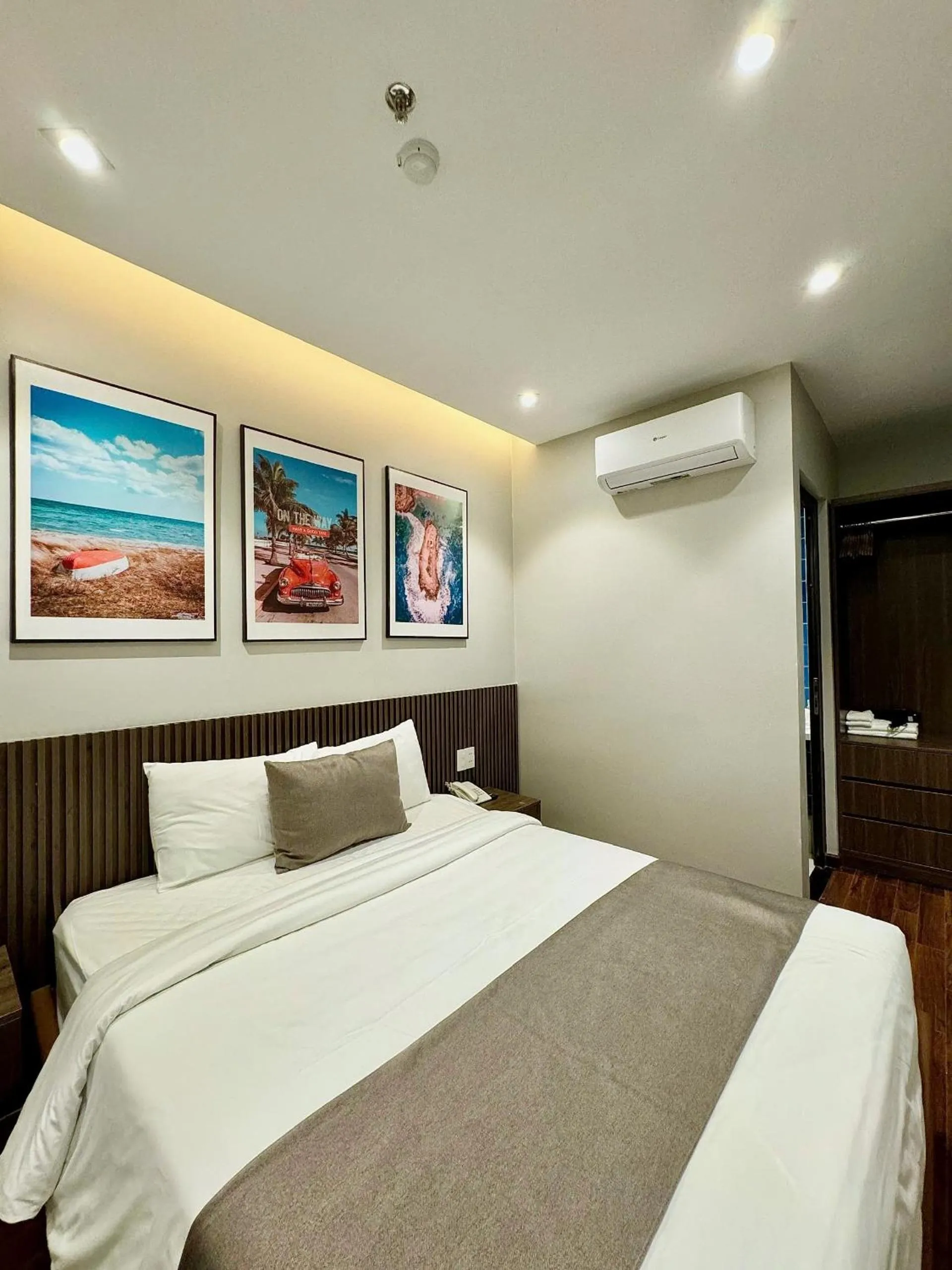 Bed in Hải Long Hotel 2