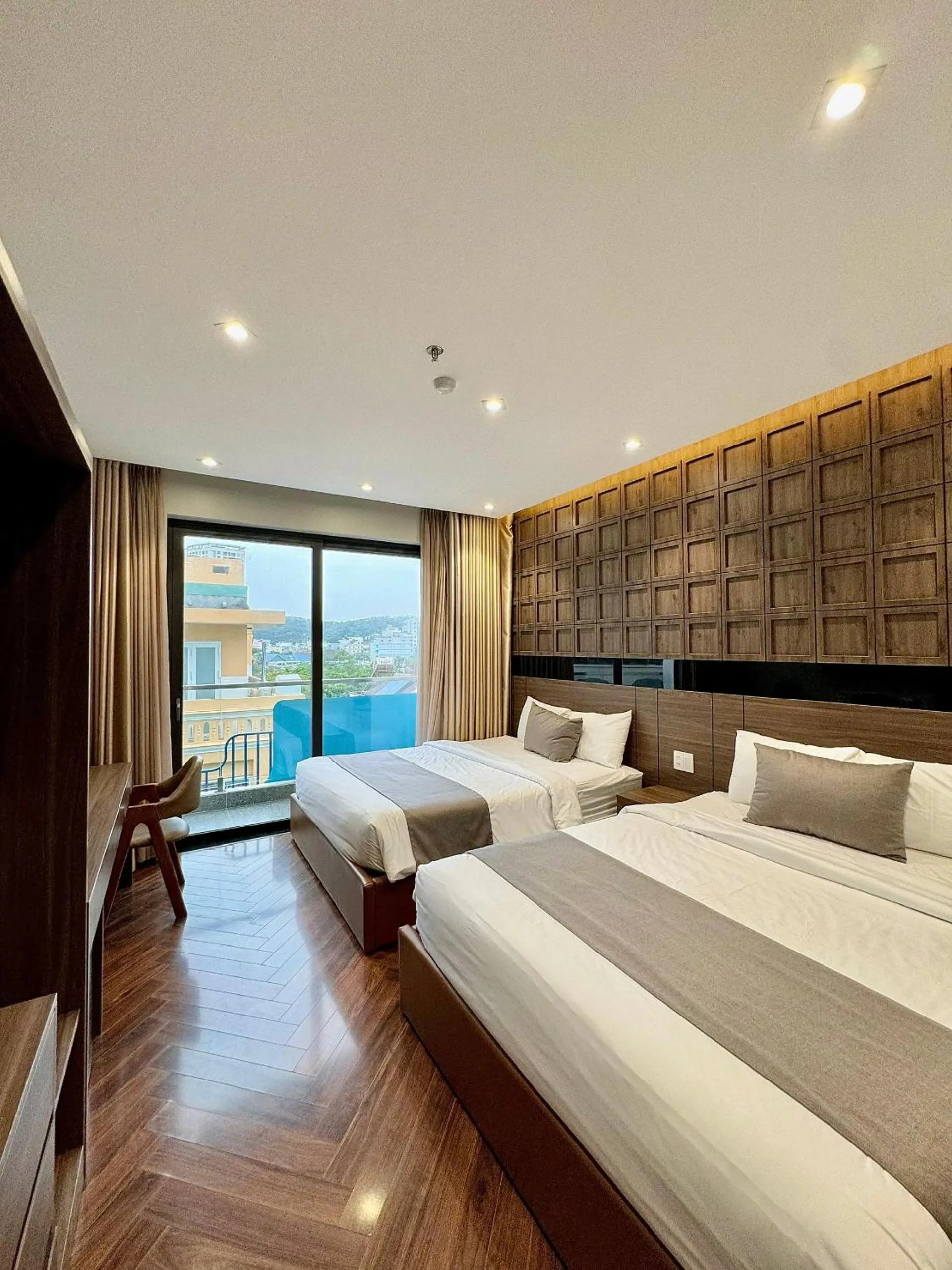 Bed in Hải Long Hotel 2