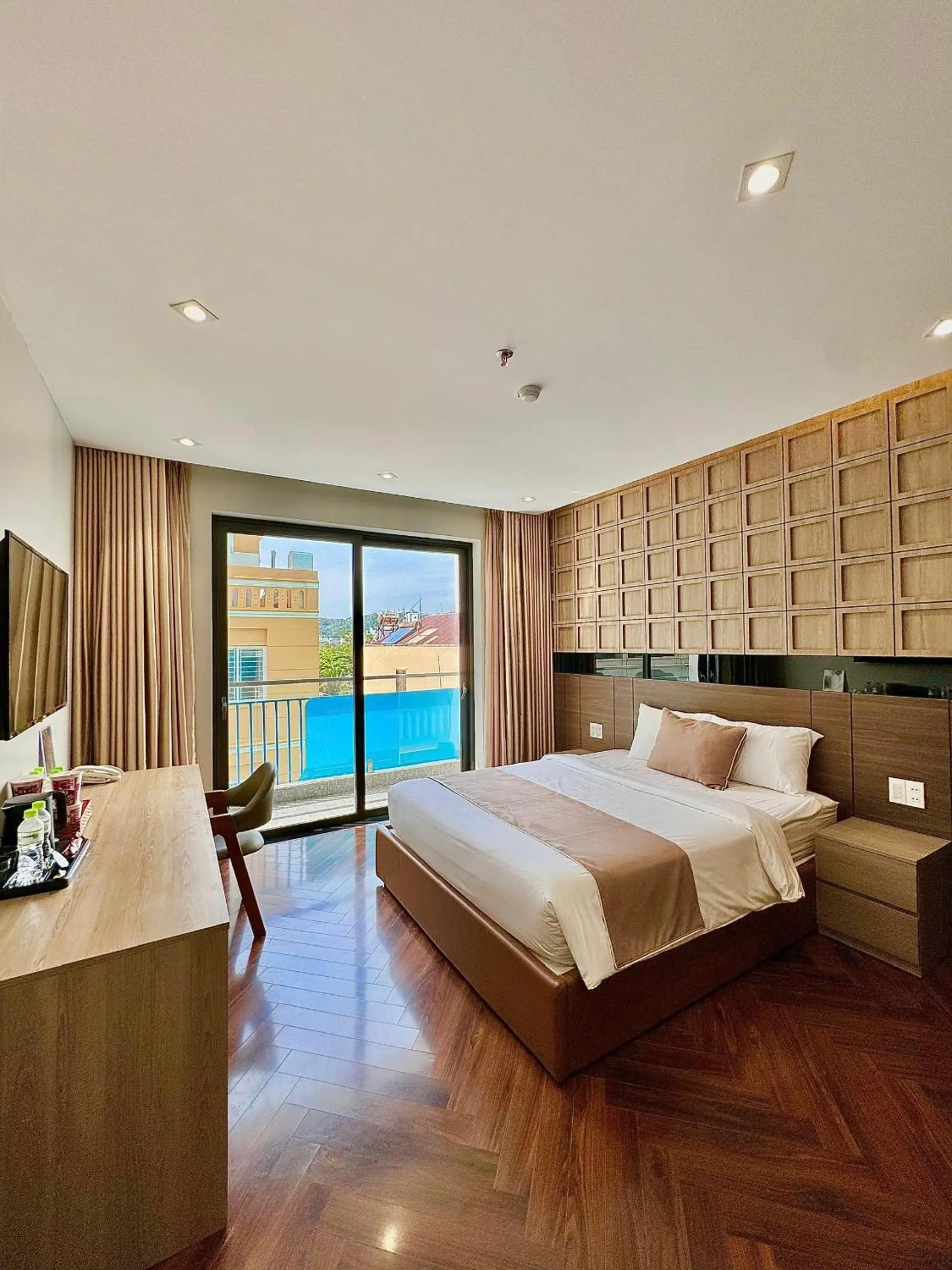 Bed in Hải Long Hotel 2
