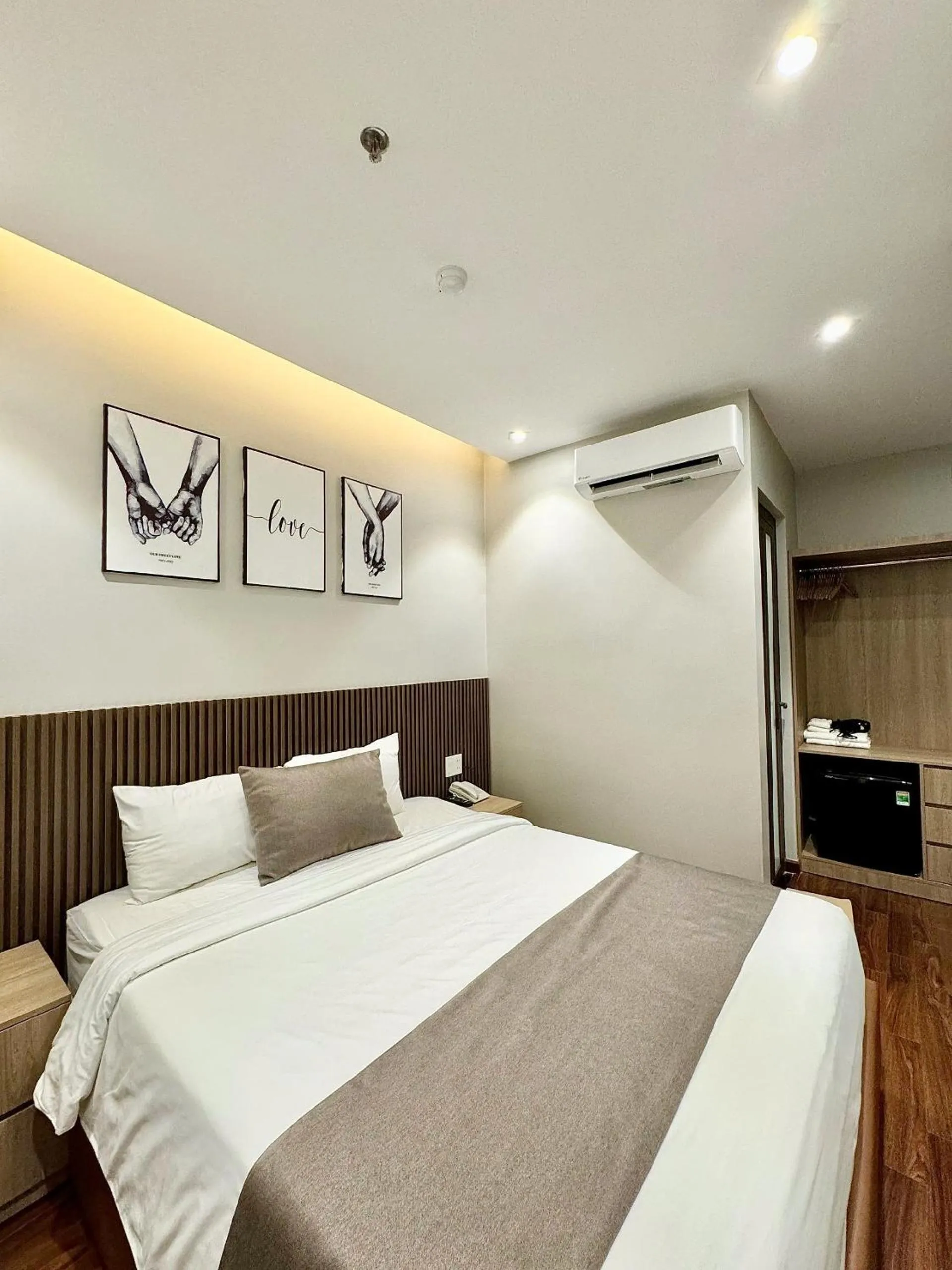 Bed in Hải Long Hotel 2