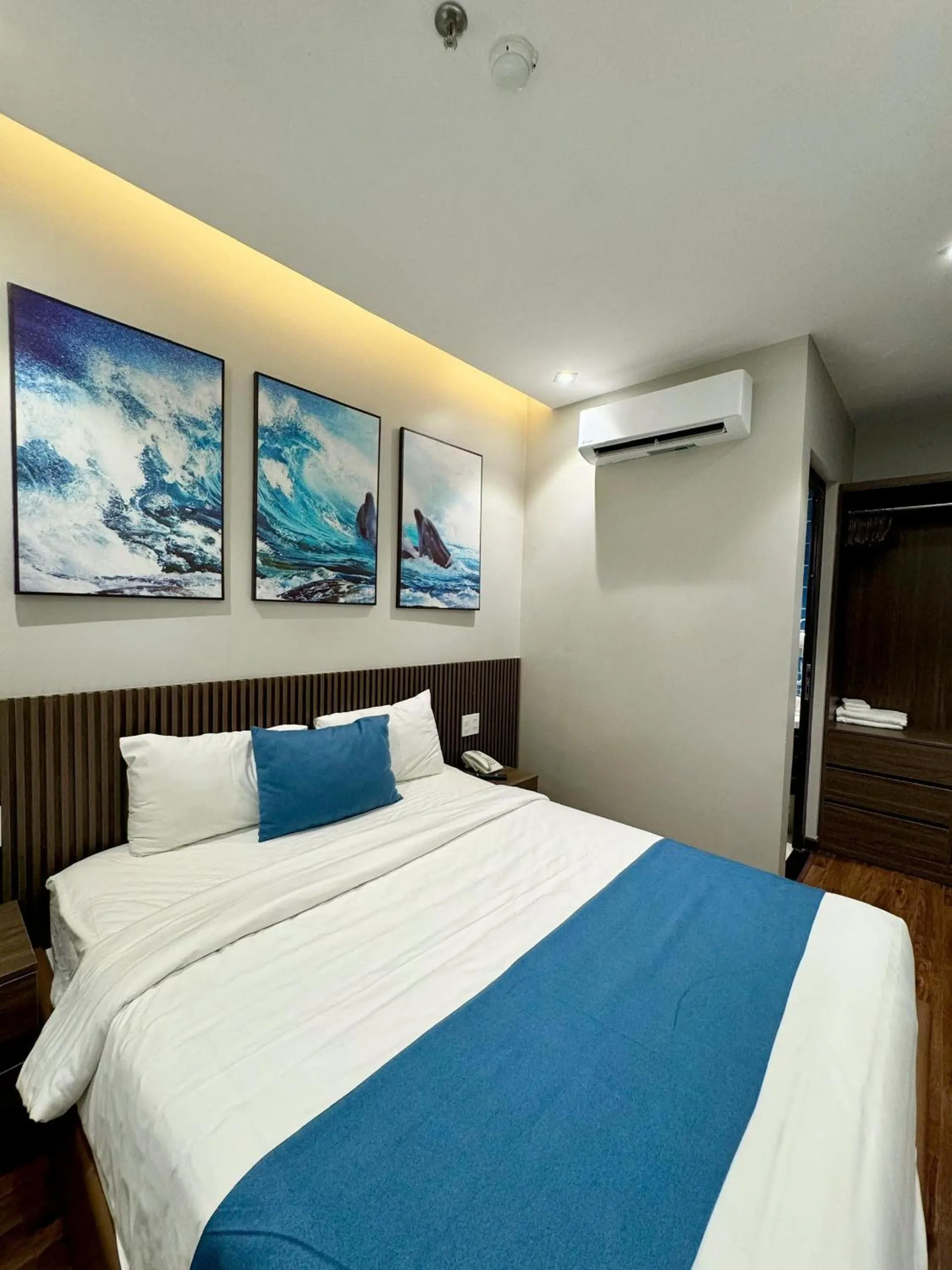 Bed in Hải Long Hotel 2