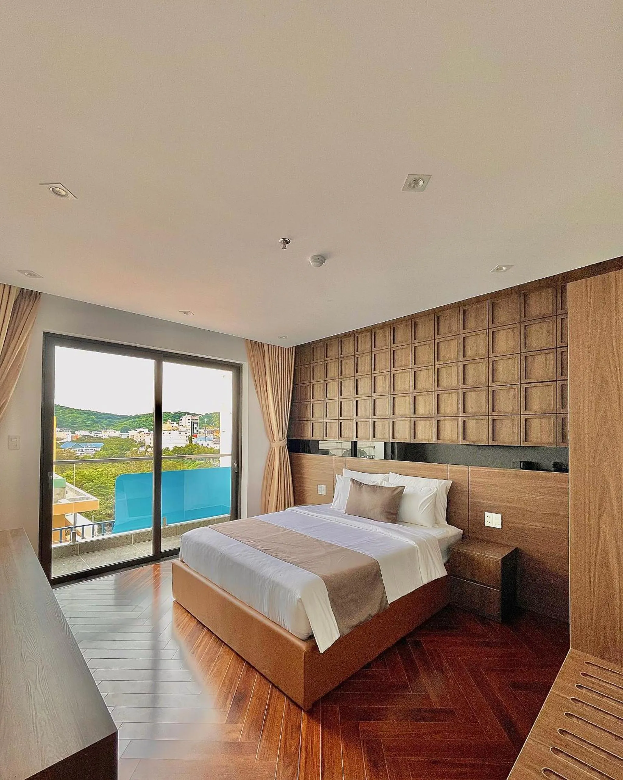 Bed in Hải Long Hotel 2