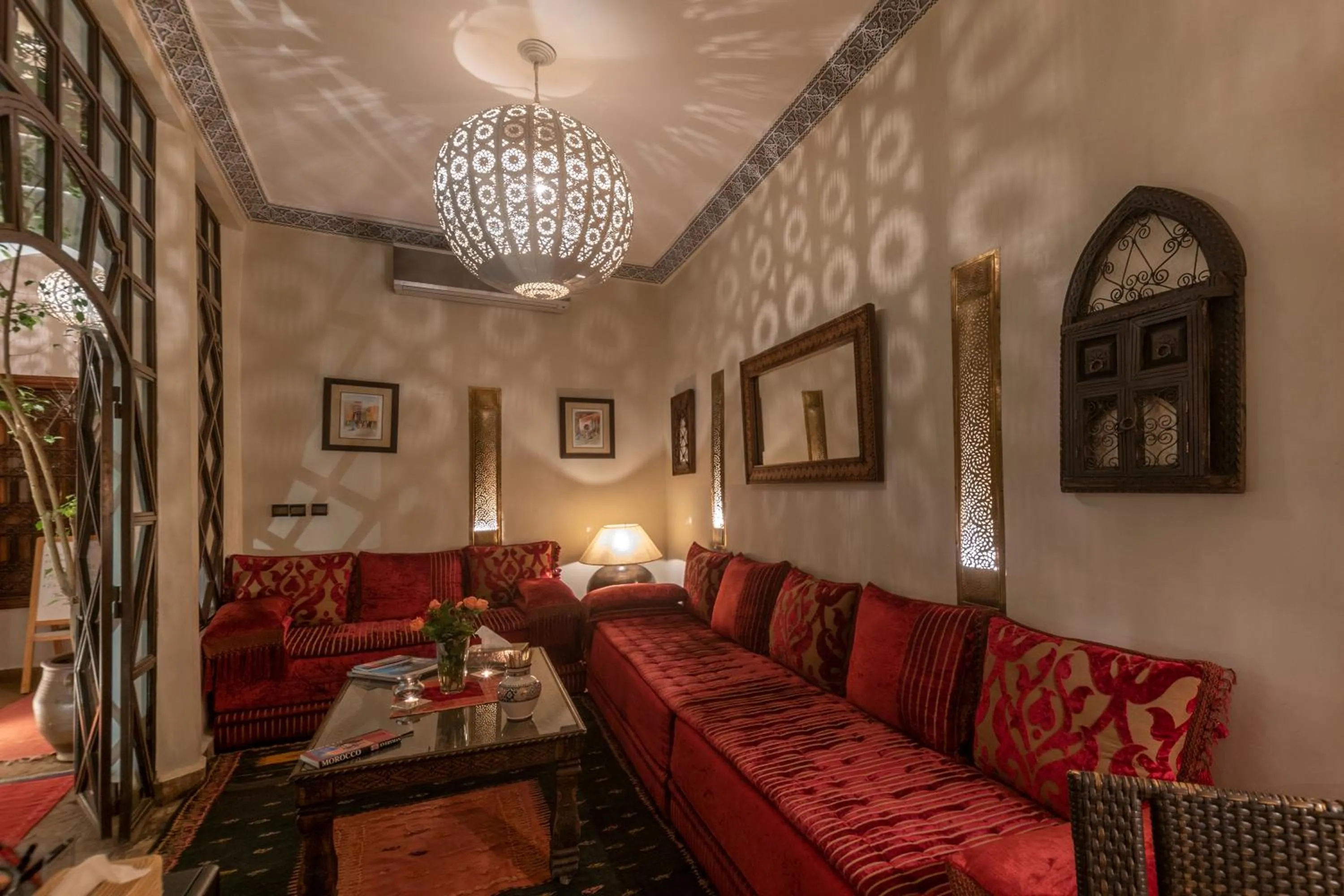 Seating area in Riad Anais Marrakech