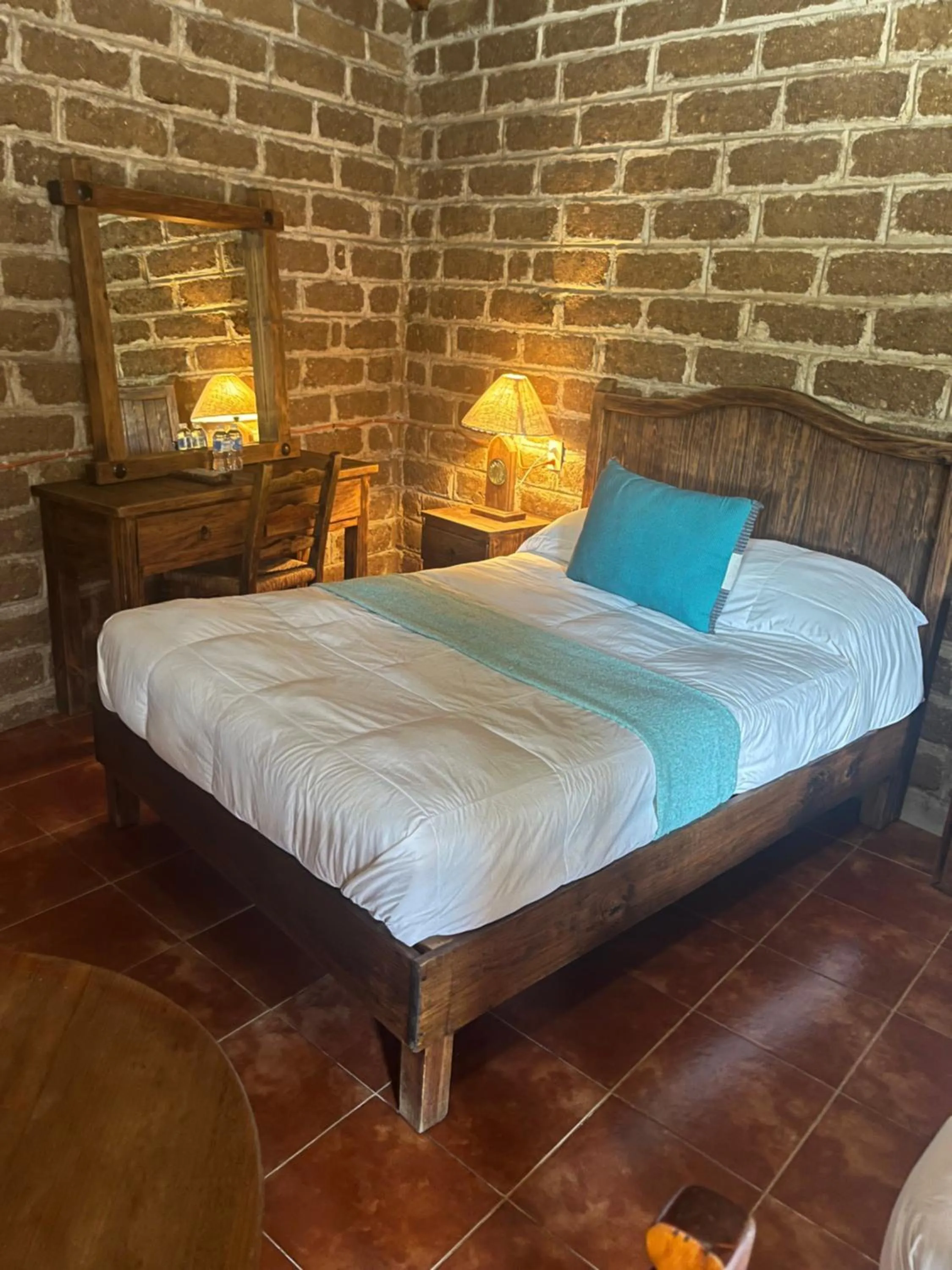 Bed in Cabañas Los Cactus