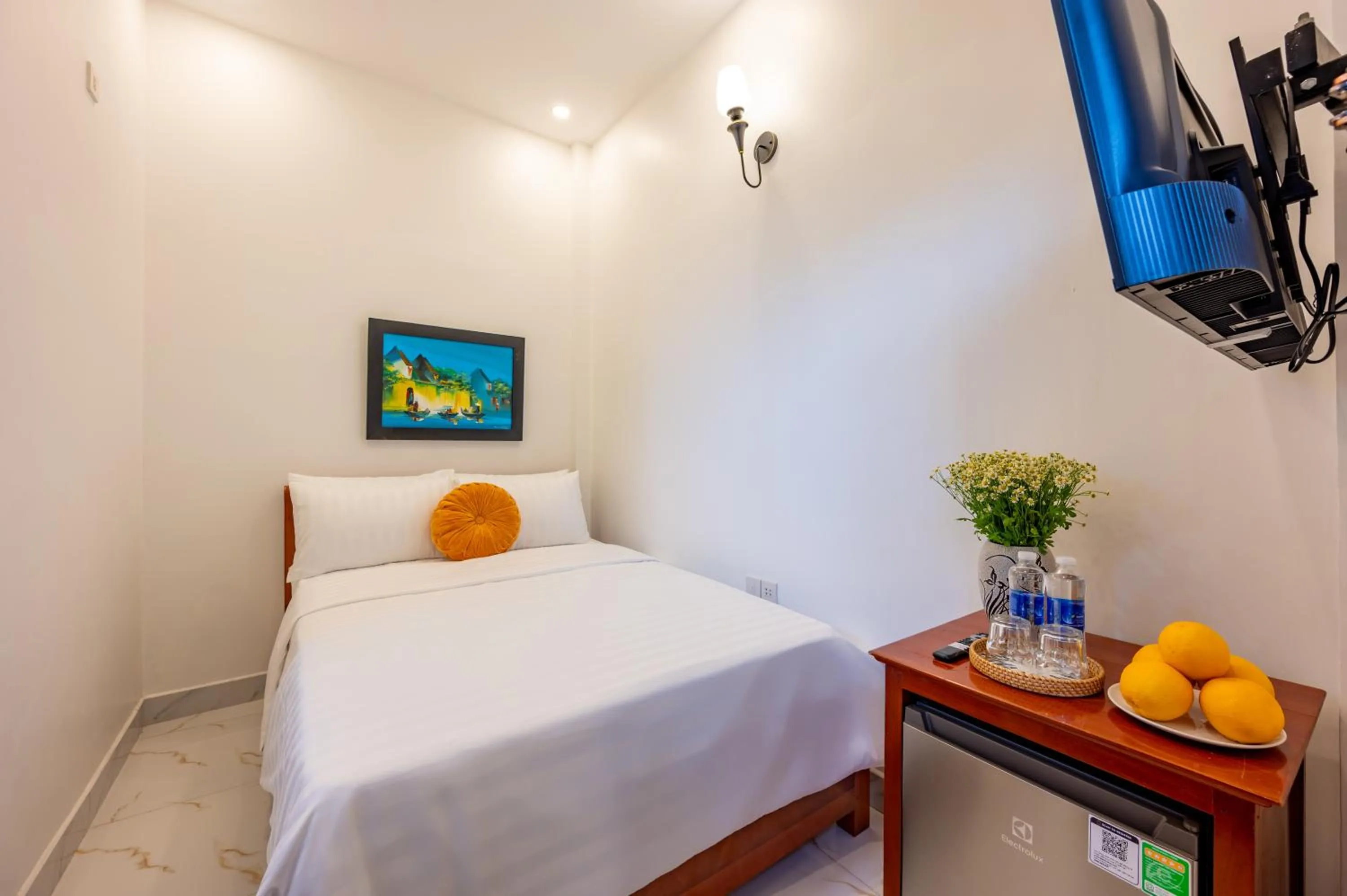 Bed in Golden Sun Hotel Hoi An