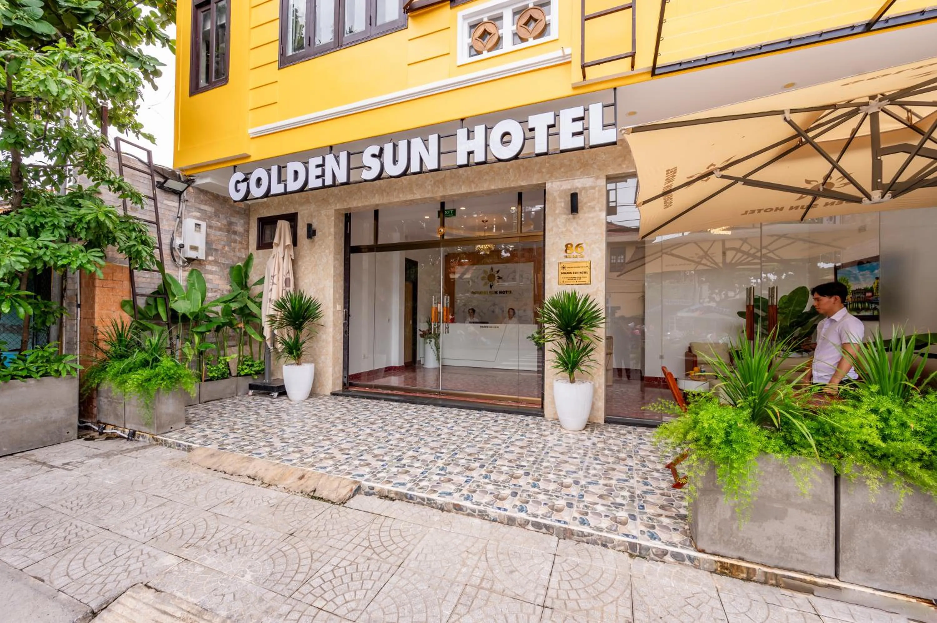 Property building in Golden Sun Hotel Hoi An