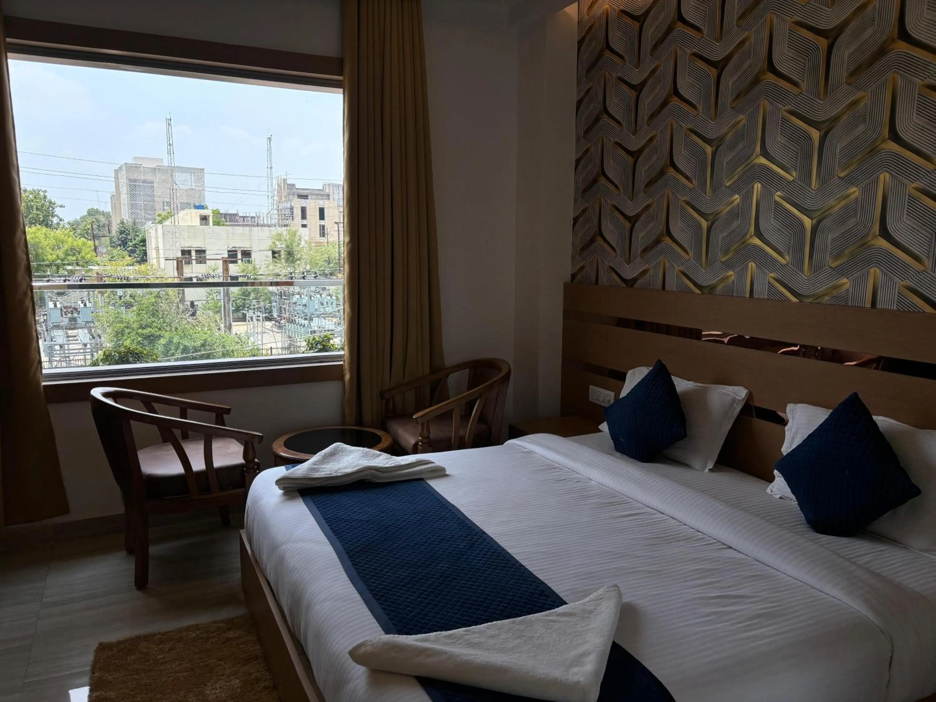 Bed in Hotel Royal Casa