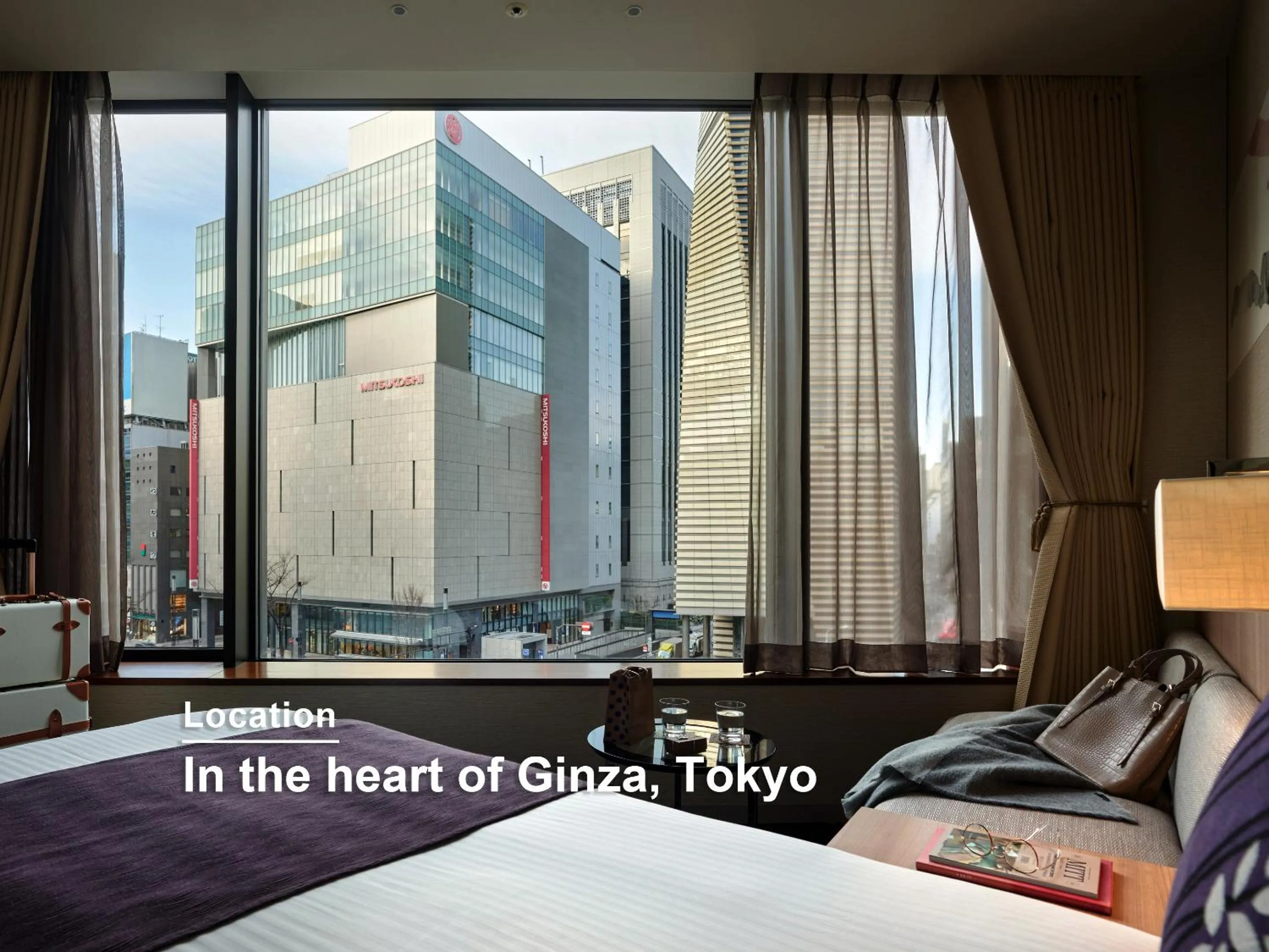 View (from property/room), Bed in Millennium Mitsui Garden Hotel Tokyo - Ginza