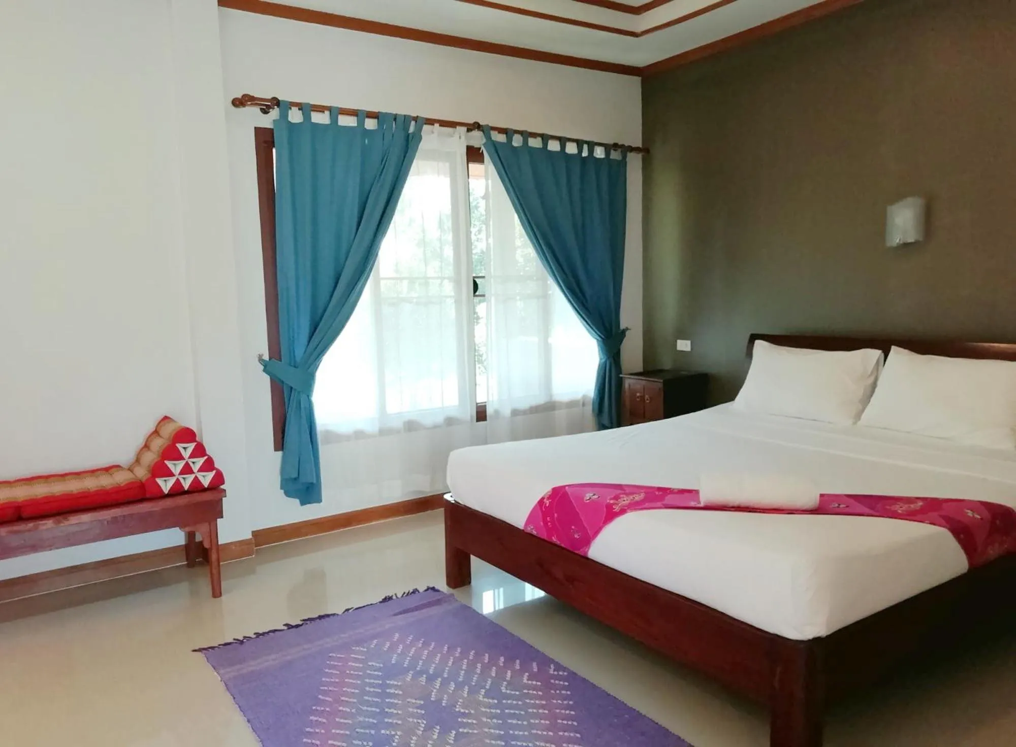 Bed in Lanta Wanida Resort