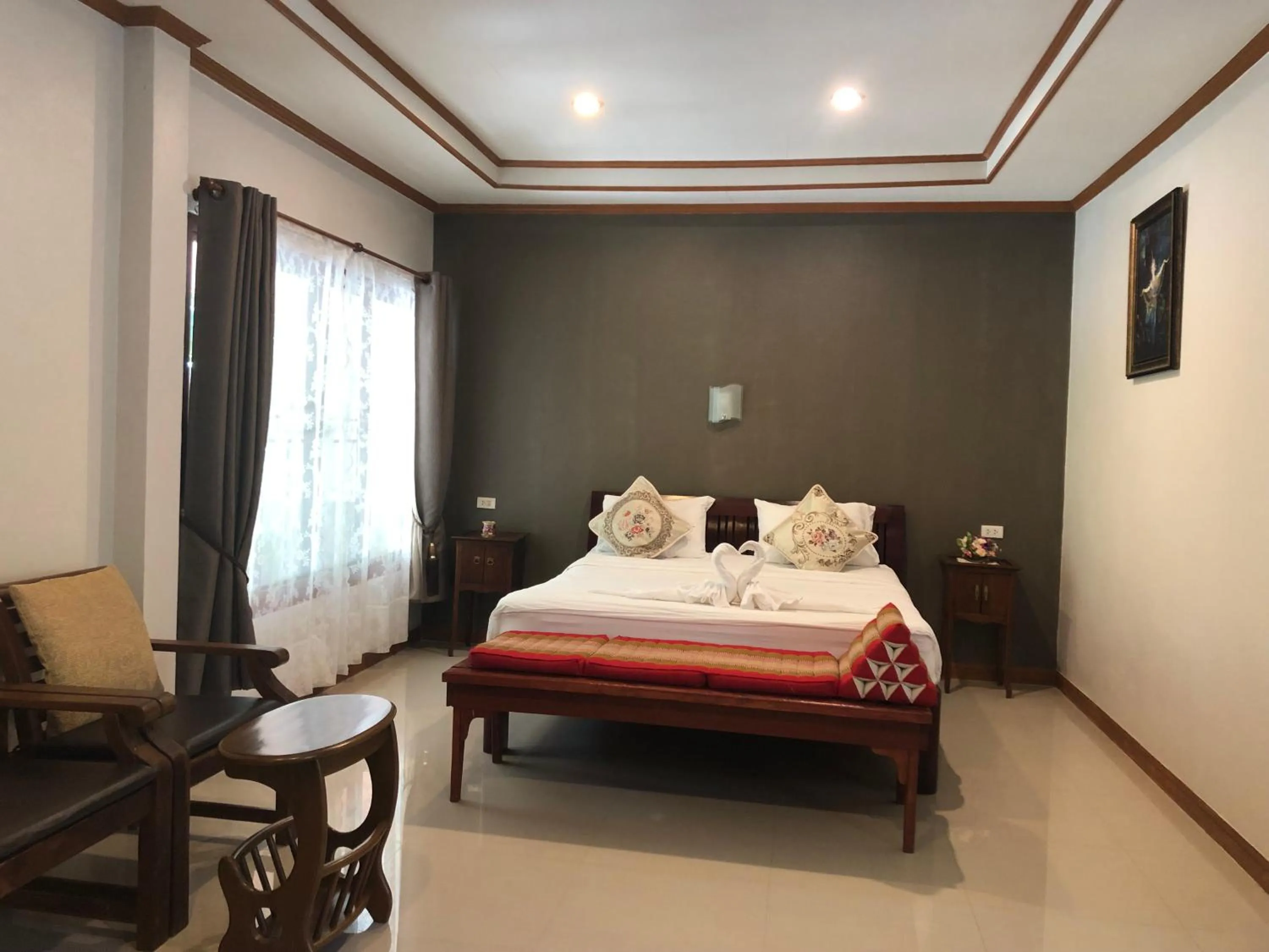 Bed in Lanta Wanida Resort