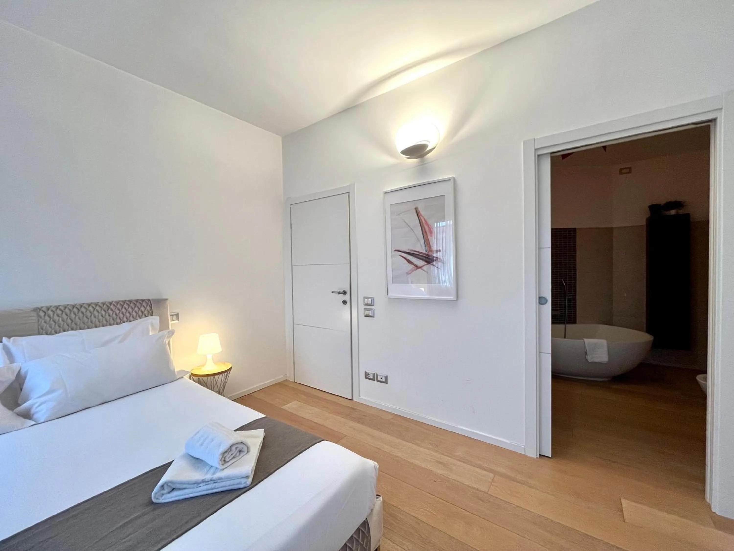 Bed in Appartamento Fusinato - Relax in centro