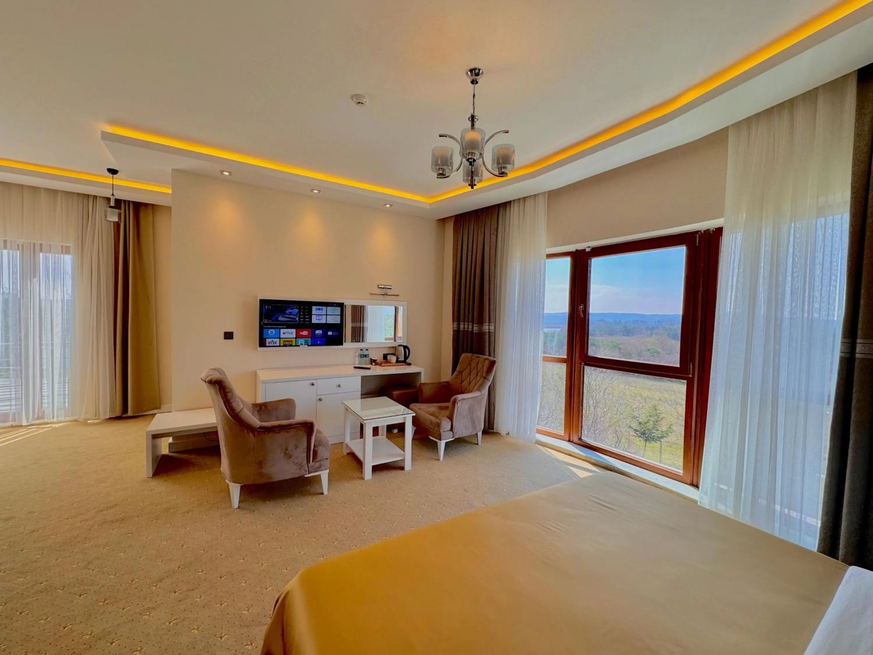 Communal lounge/ TV room, Bed in Green Roof Boutique Hotel & SPA Istanbul Airport