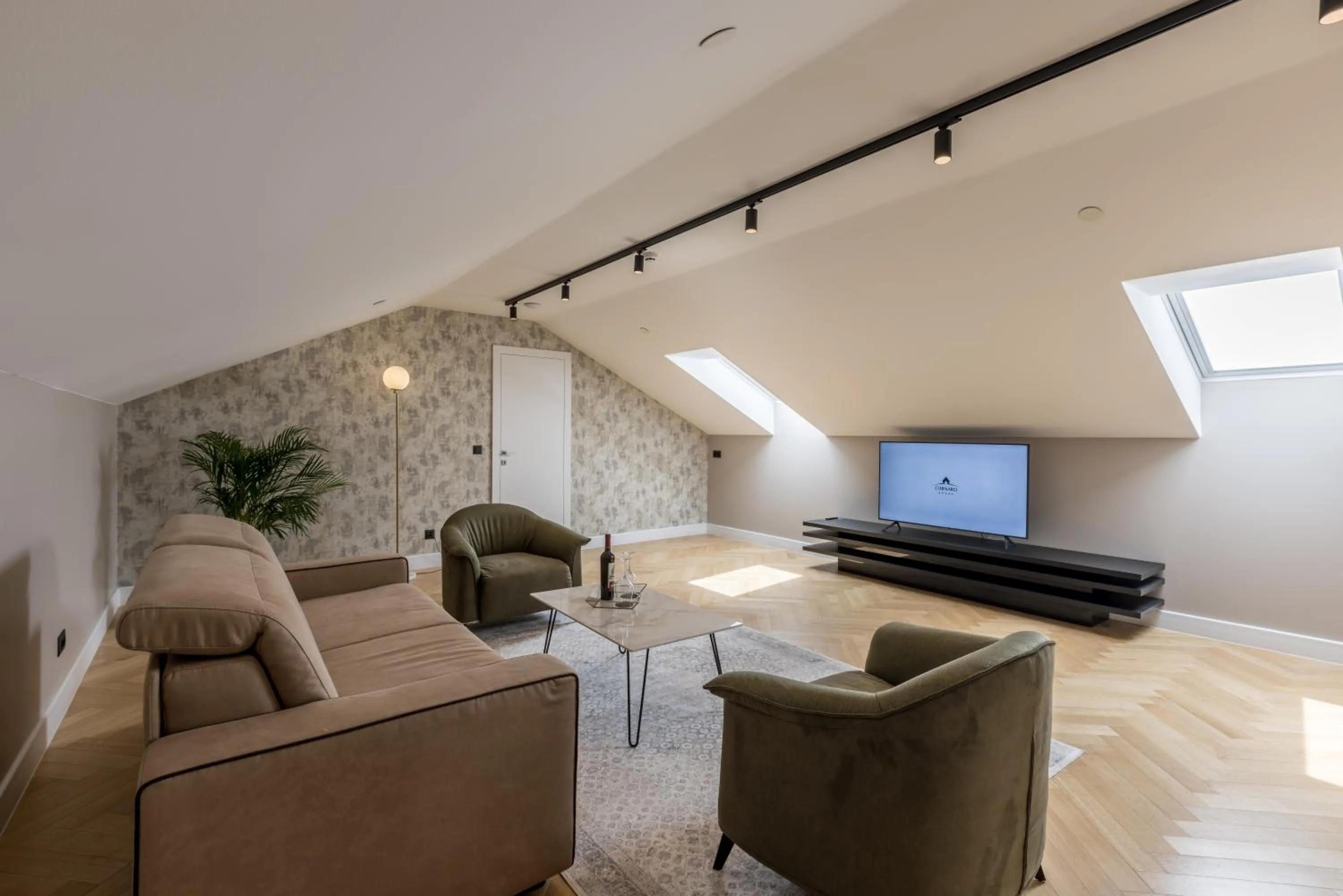 Living room in Cornaro Hotel