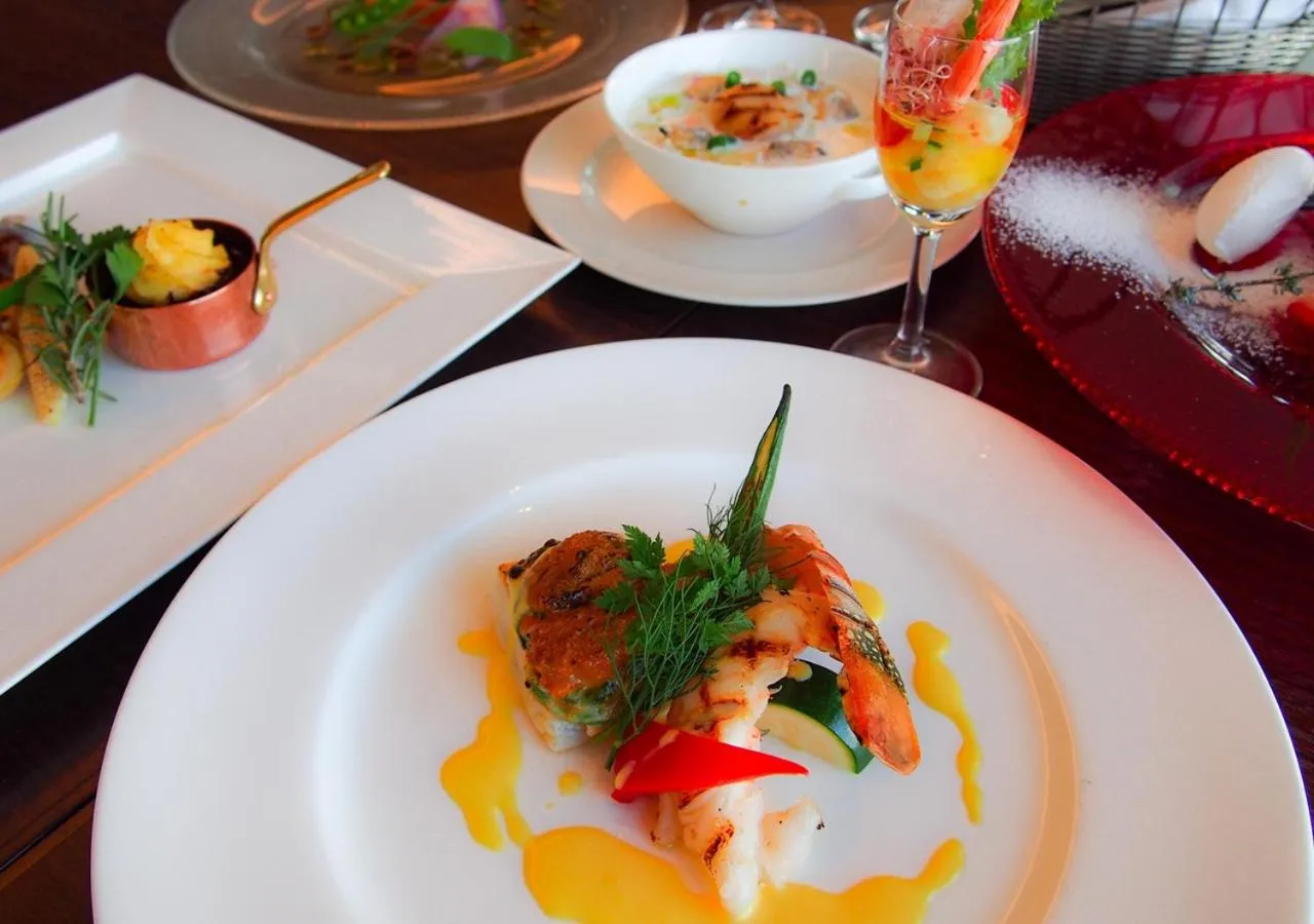 Dinner in Hotel Emisia Sapporo