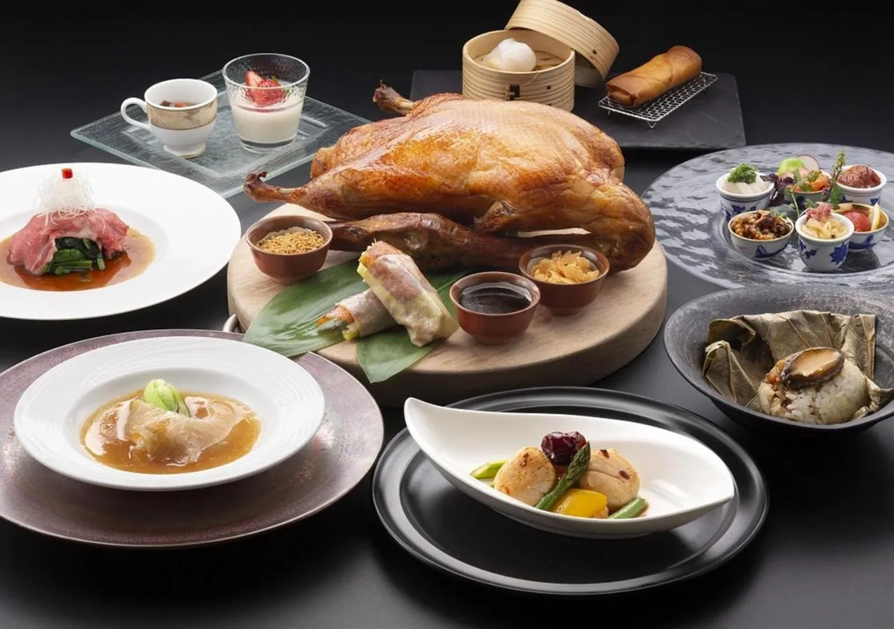 Dinner in Hotel Emisia Sapporo