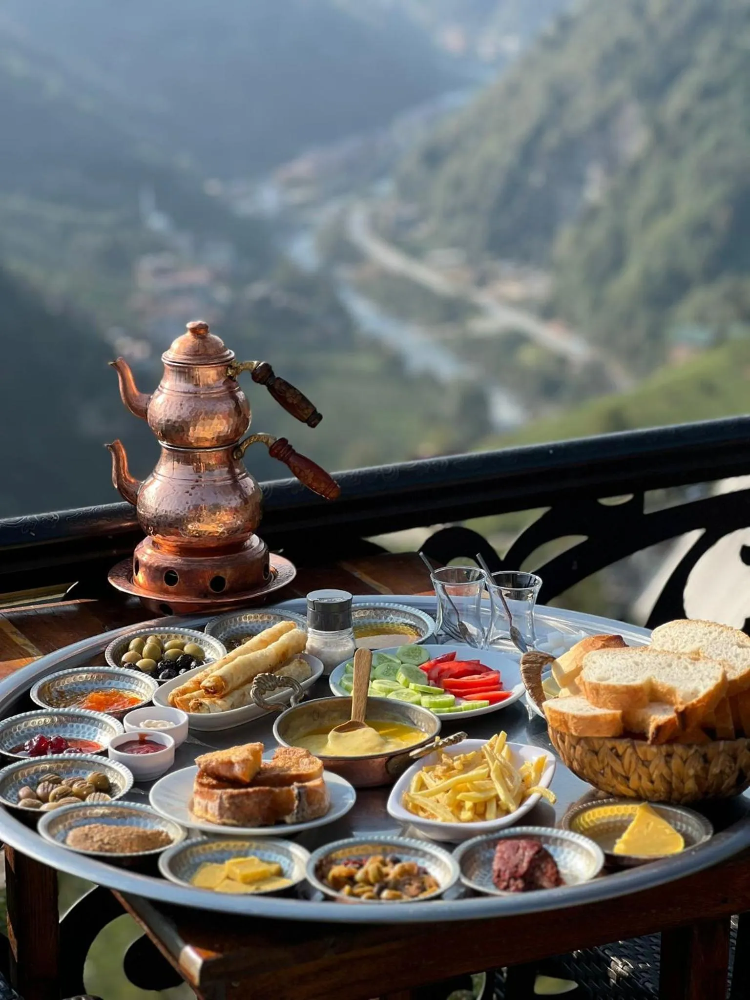 Breakfast in Peruma otel bungalov