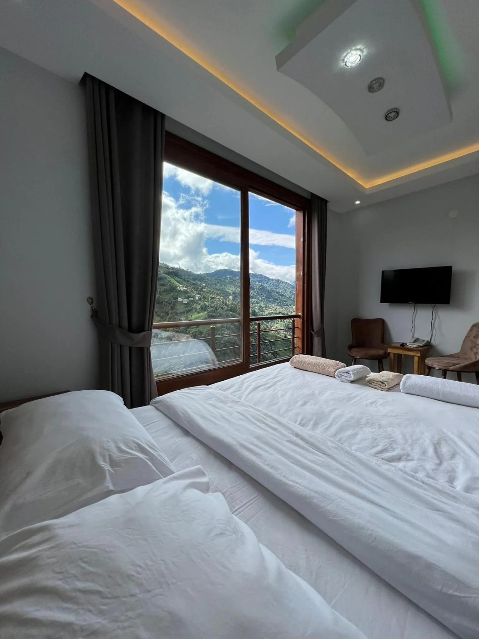 Bed in Peruma otel bungalov