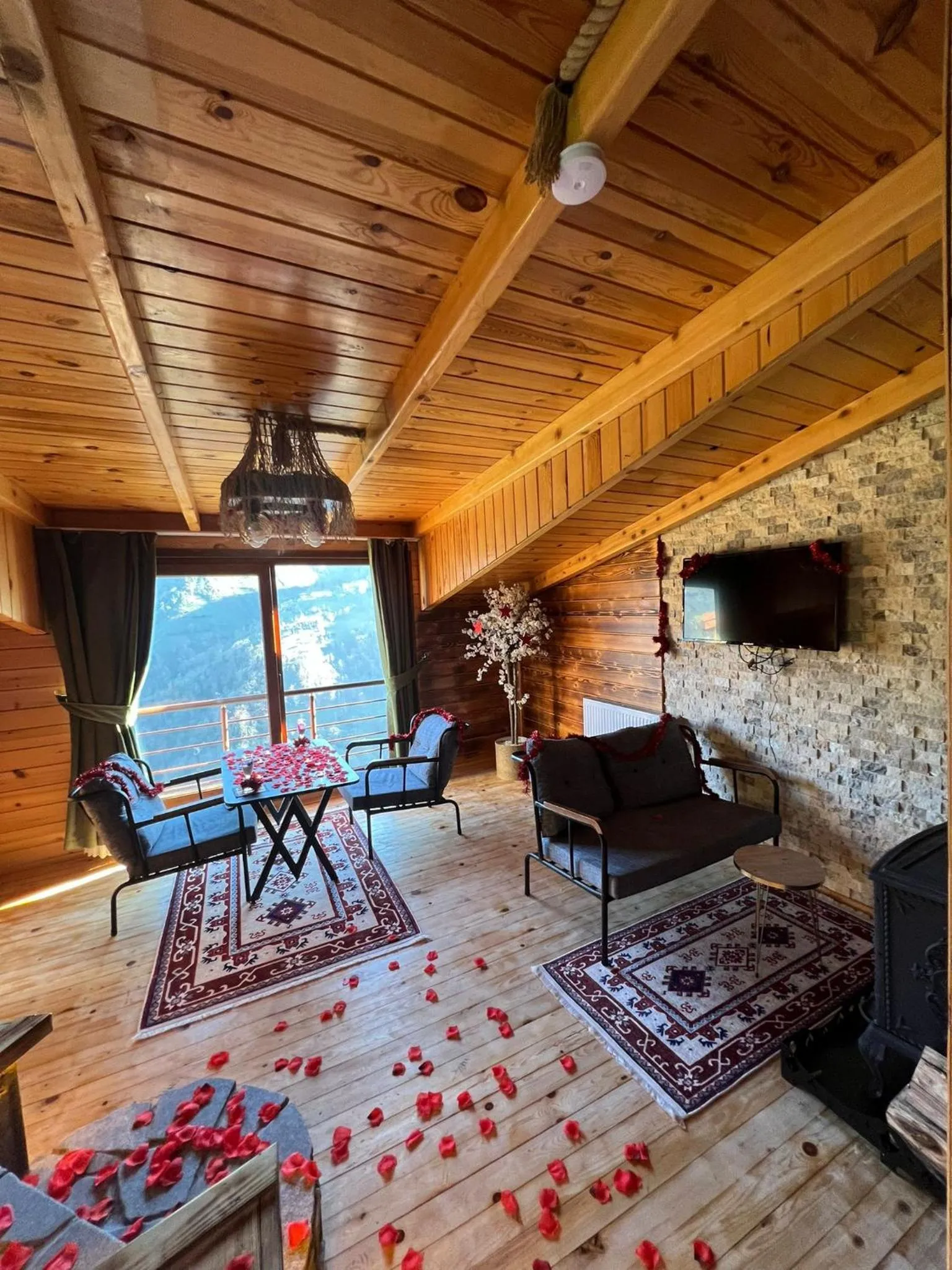 Bed in Peruma otel bungalov