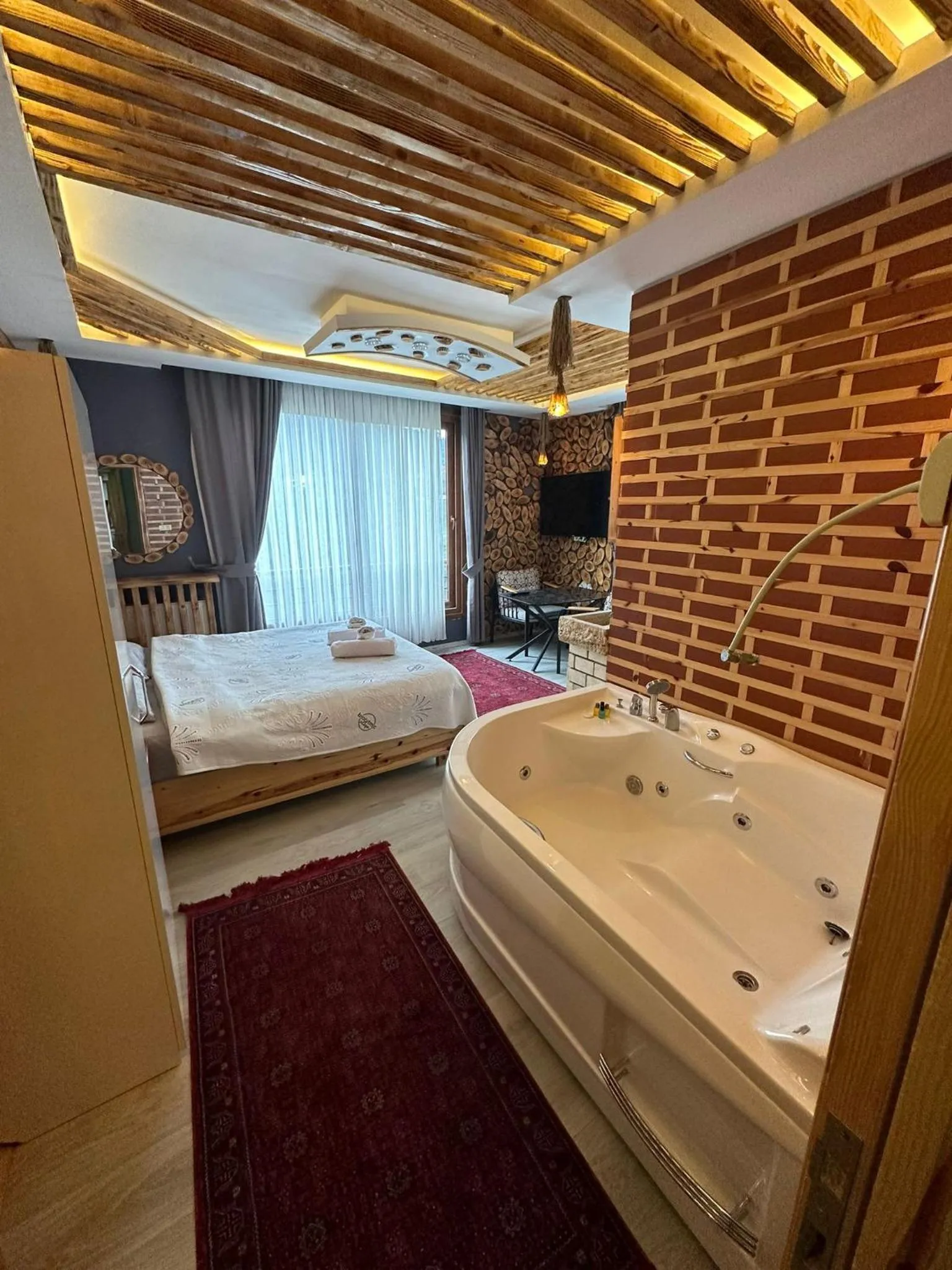Bed in Peruma otel bungalov