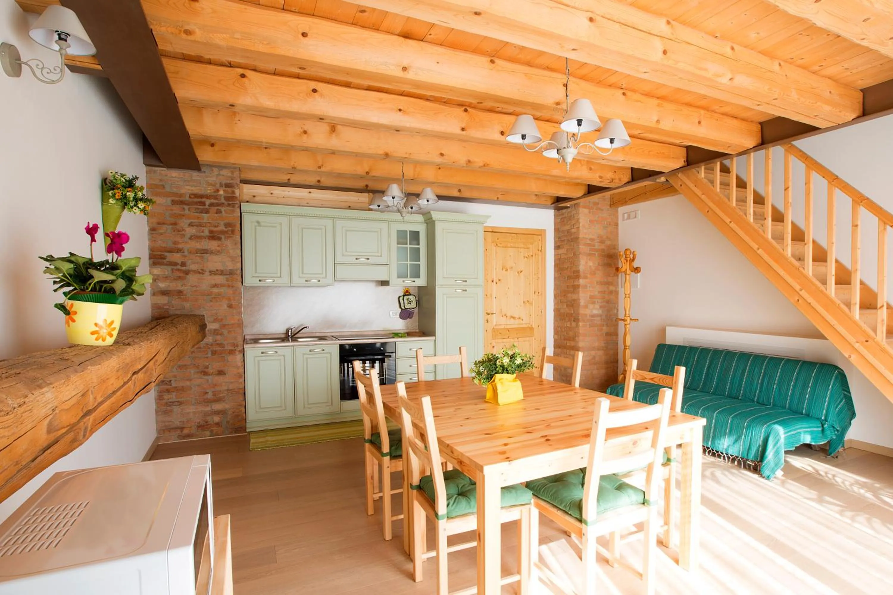 Kitchen or kitchenette in Agriturismo Ae Cavane