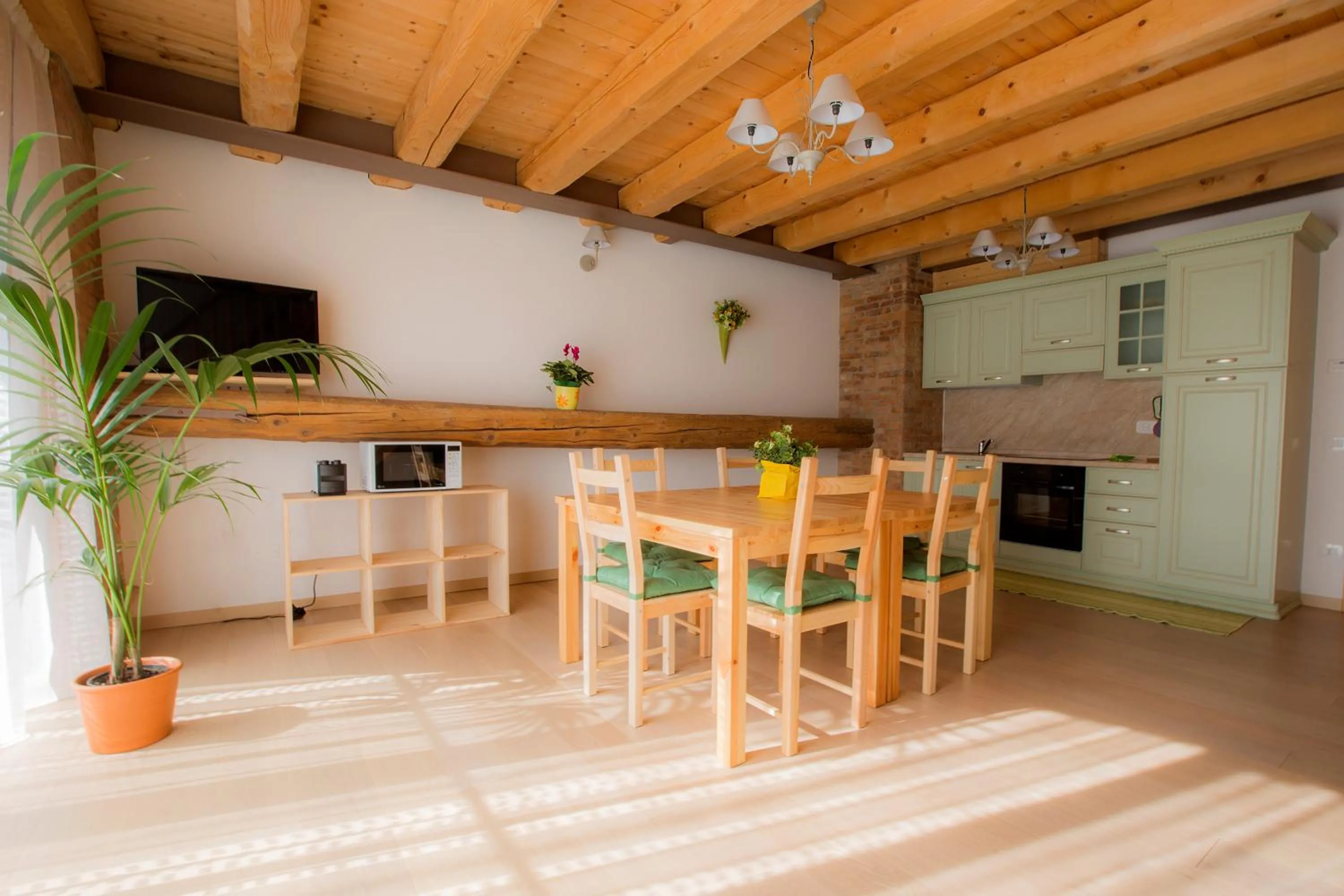Kitchen or kitchenette in Agriturismo Ae Cavane