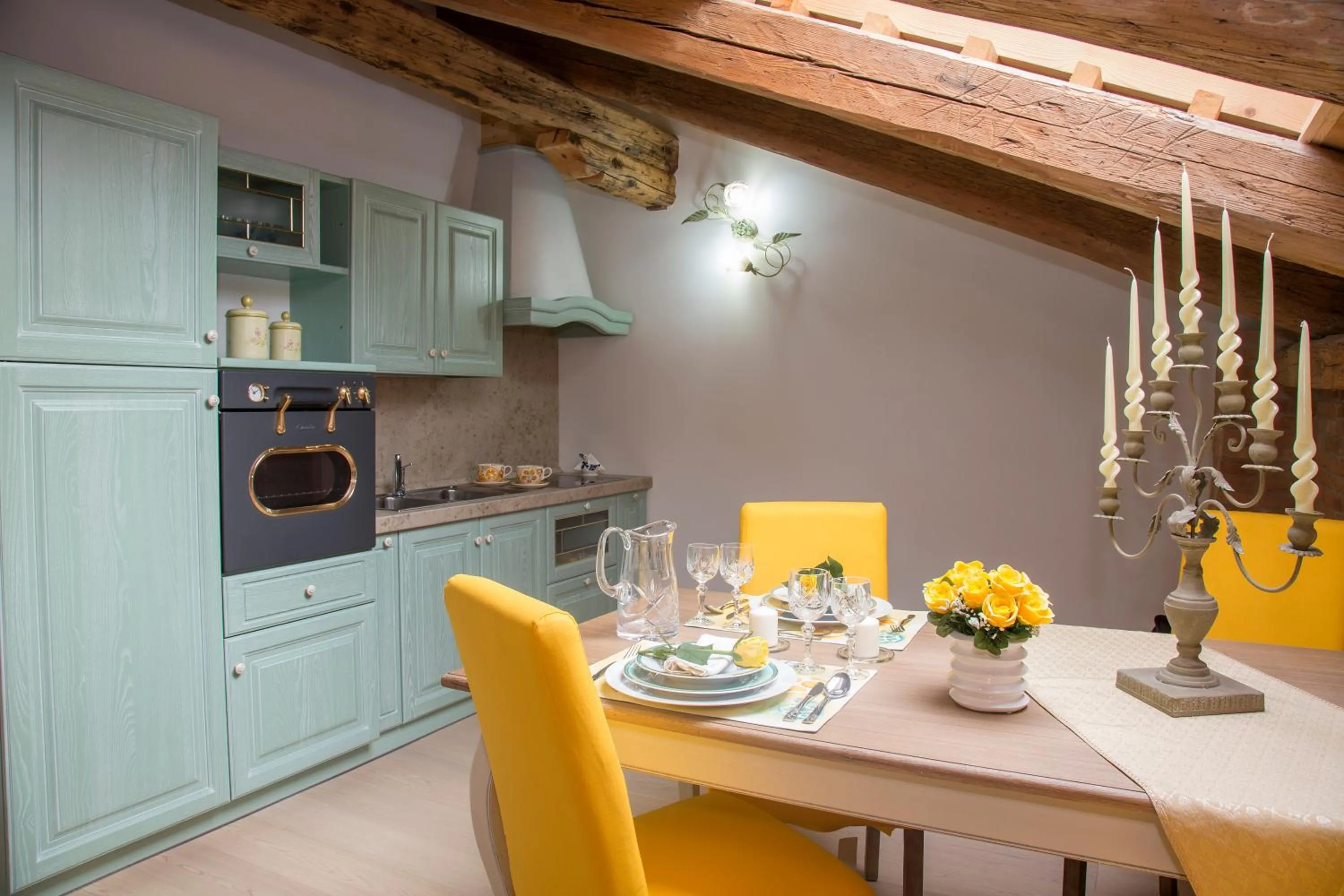 Kitchen or kitchenette in Agriturismo Ae Cavane