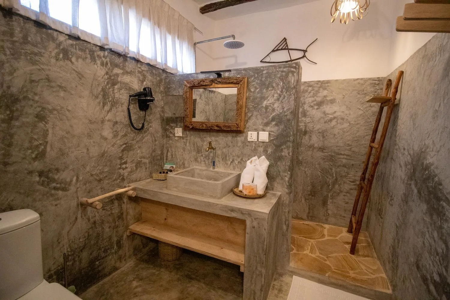 Toilet in Nest Style Beach Hotel Zanzibar