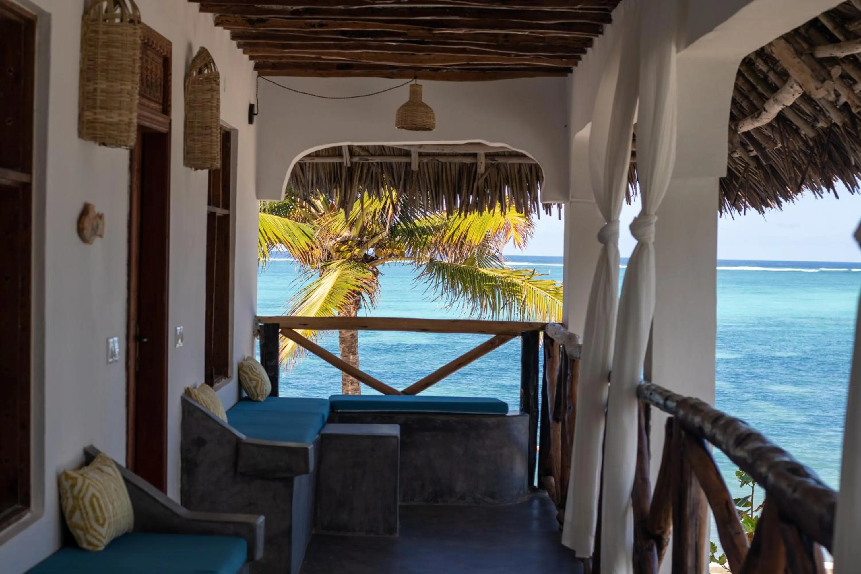 Balcony/Terrace in Nest Style Beach Hotel Zanzibar