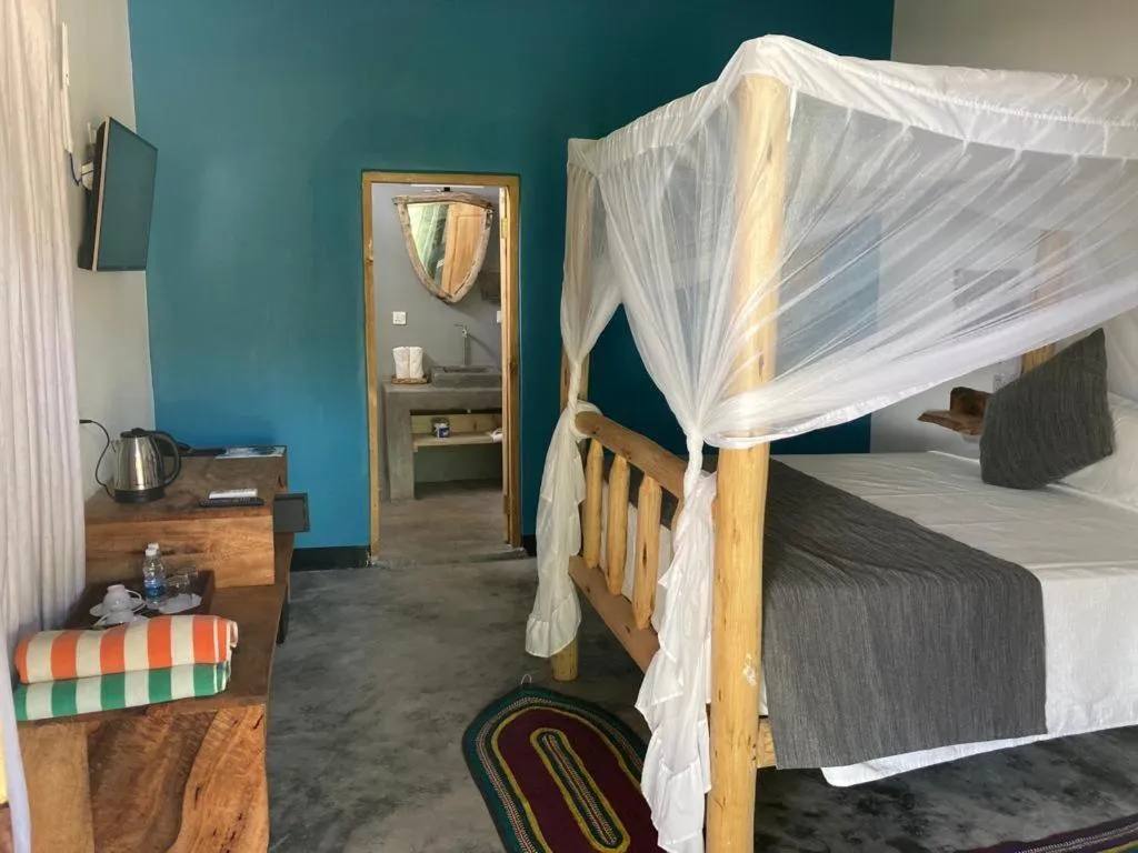 Bed in Nest Style Beach Hotel Zanzibar