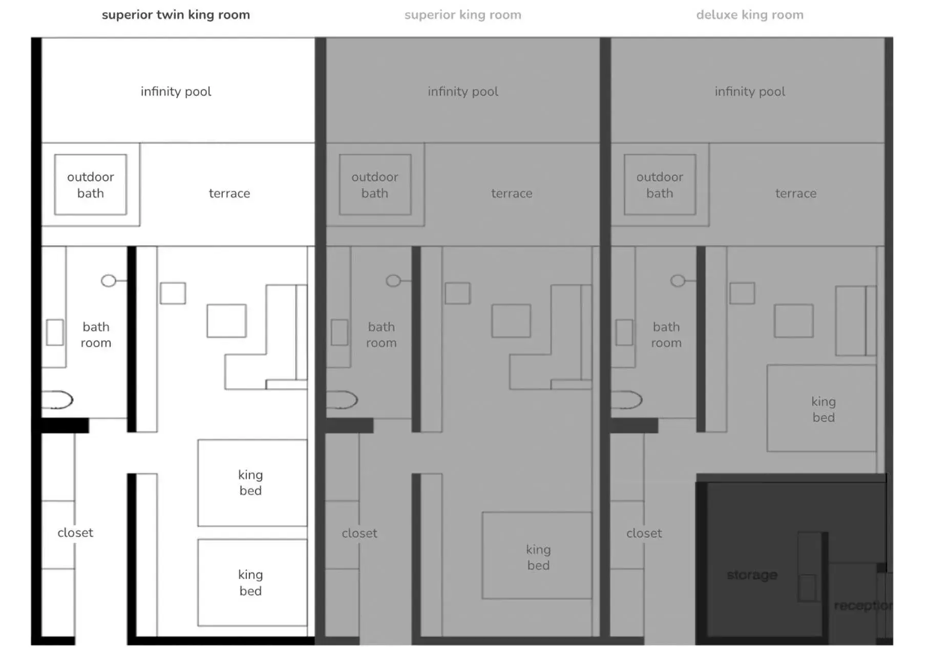 King Room with Two King Beds in EMIL NAKIJIN King Room with Two King Beds in EMIL NAKIJIN