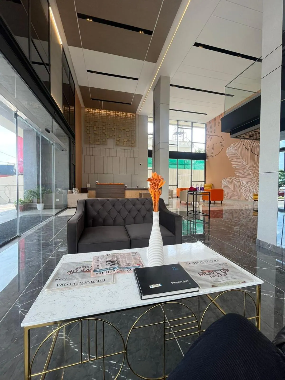 Lobby or reception in PRESIDENCY AIRPORT HOTEL