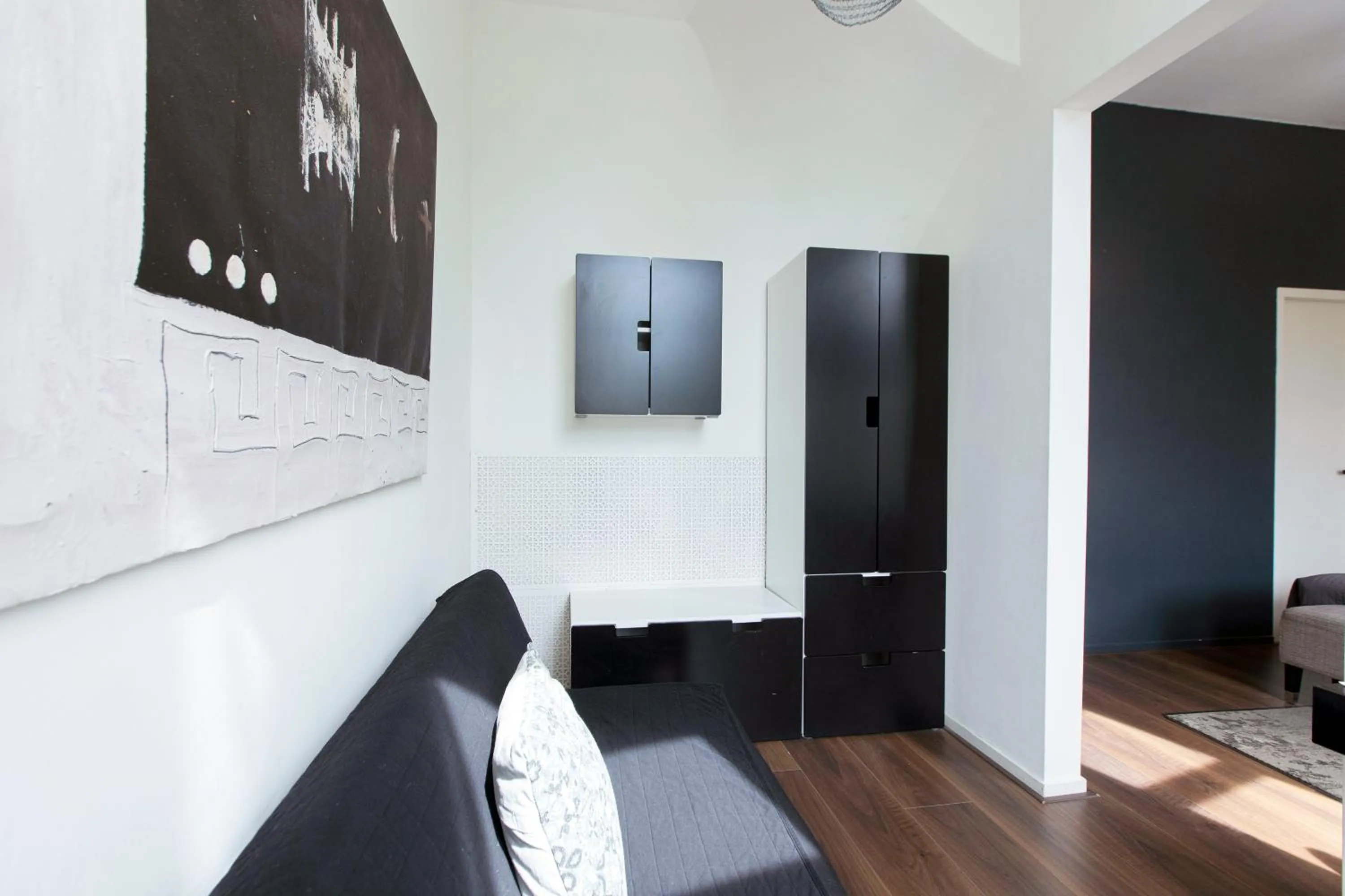 Seating area in Quentin Amsterdam Hotel