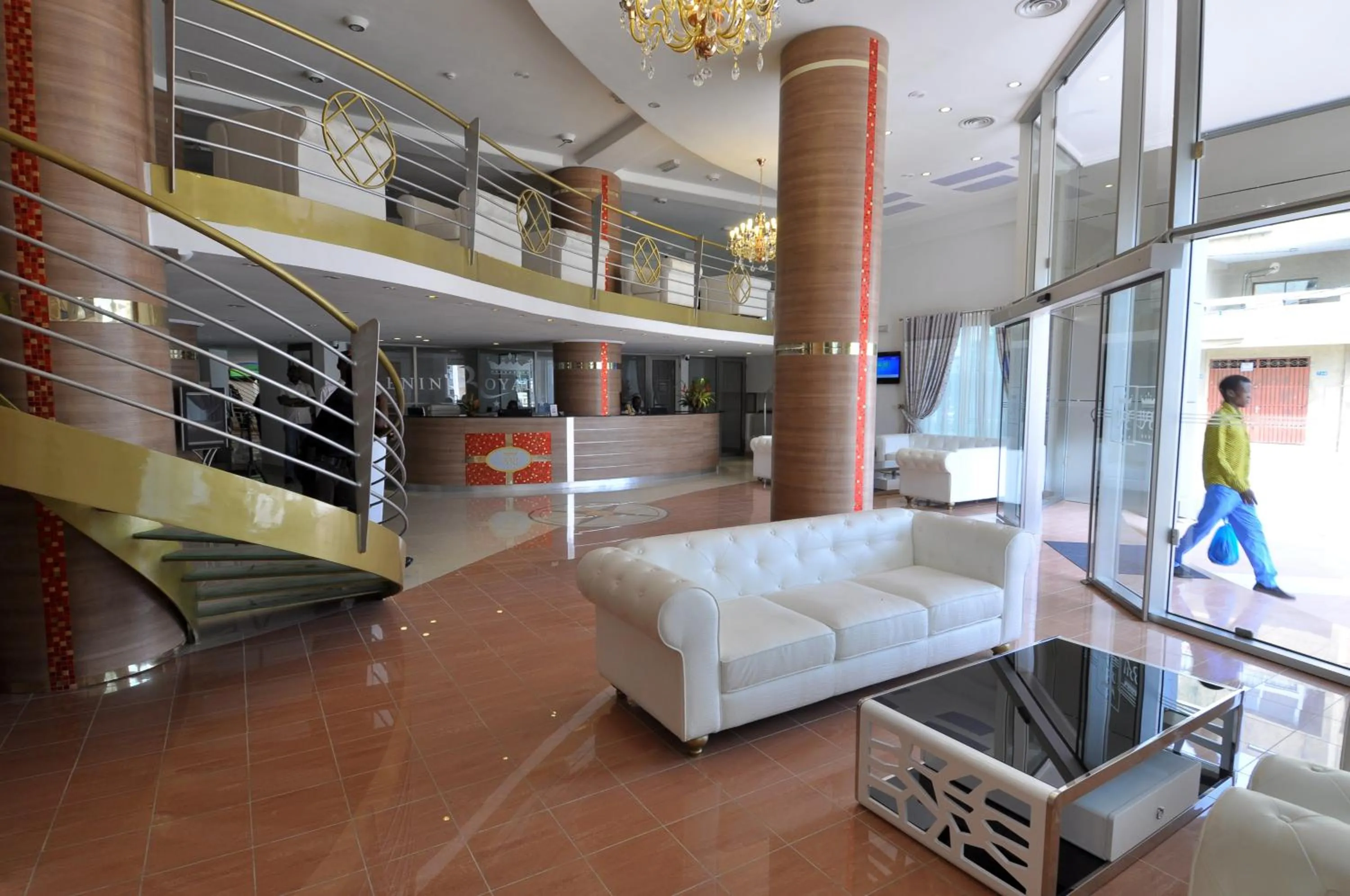 Lobby or reception in Benin Royal Hotel