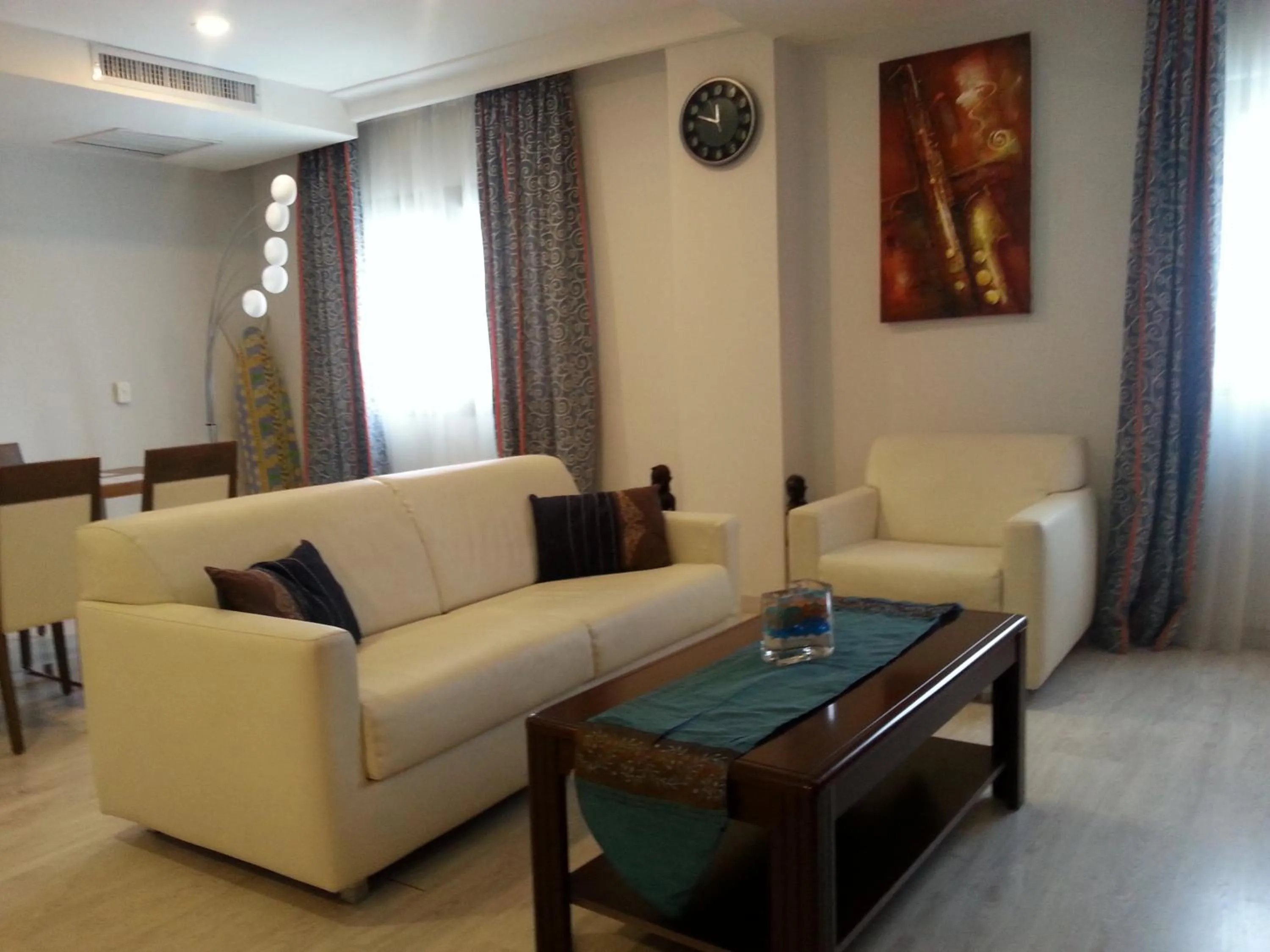 Living room in Benin Royal Hotel