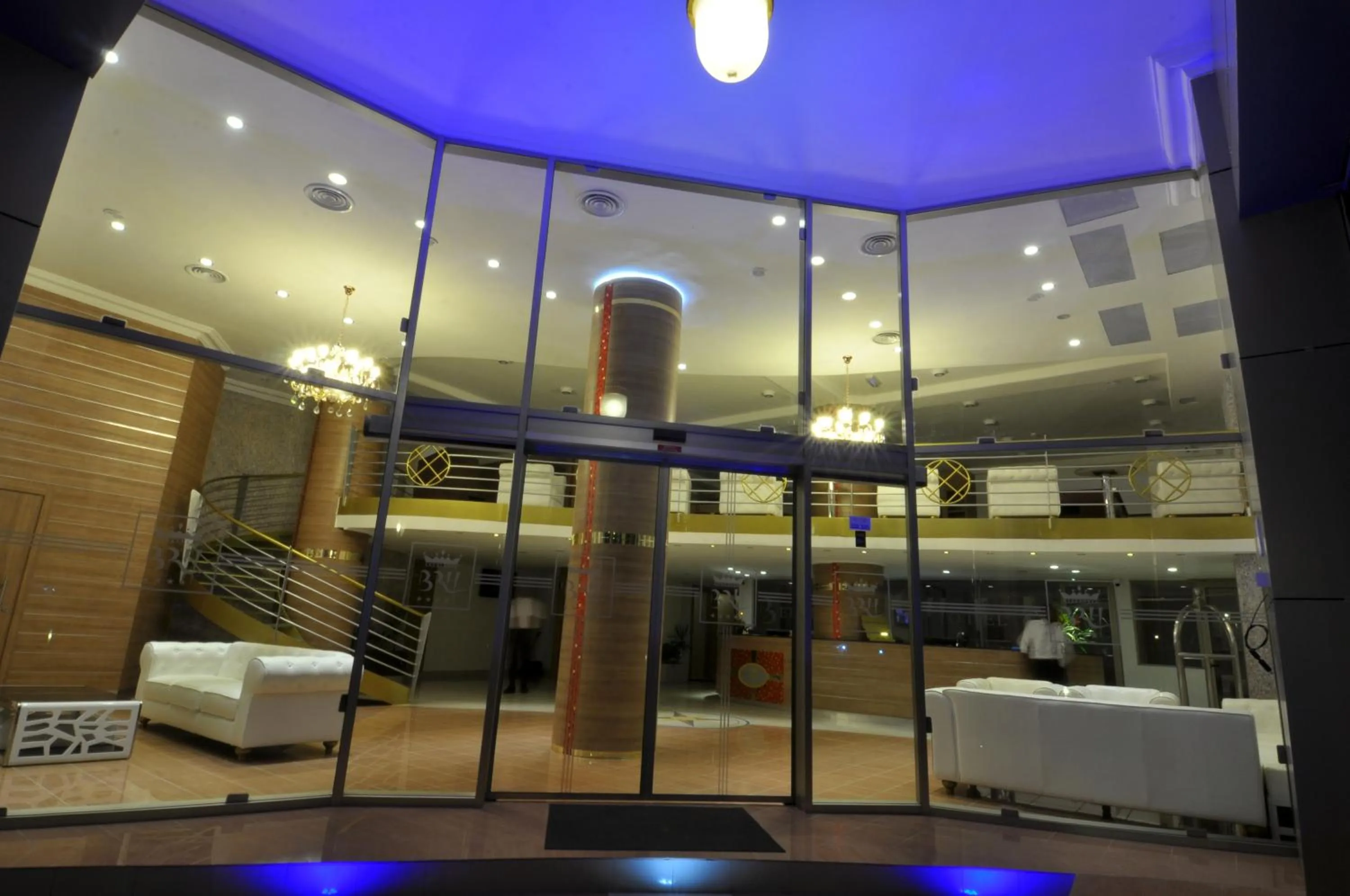 Decorative detail in Benin Royal Hotel