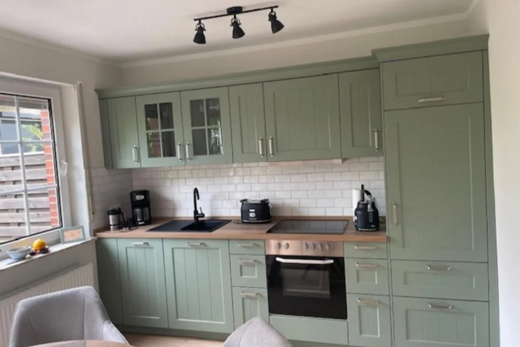 Kitchen or kitchenette in Ferienanlage Wattenwind Fewo 27 1 NordseeNest