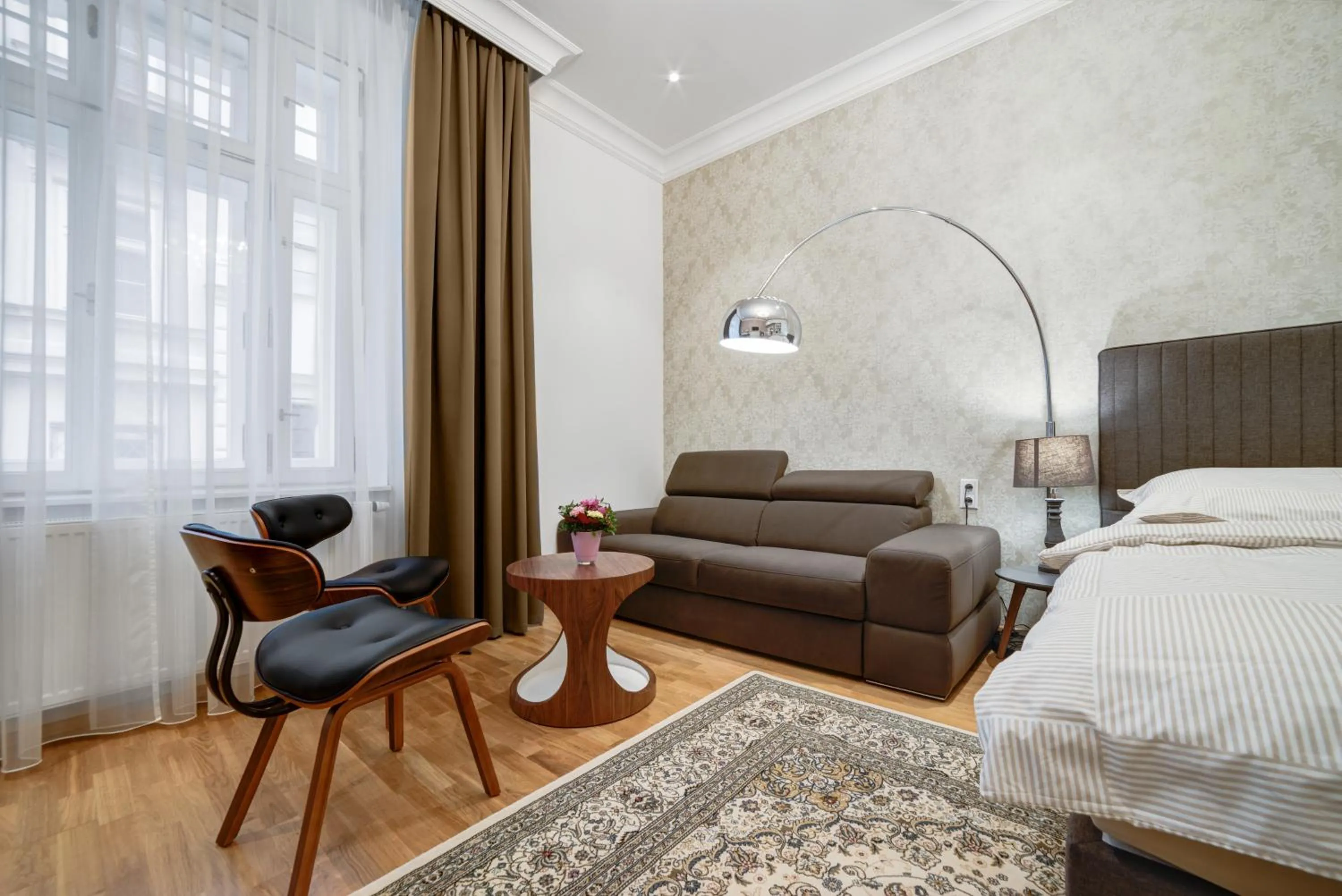 Bed in Bishop Apartments