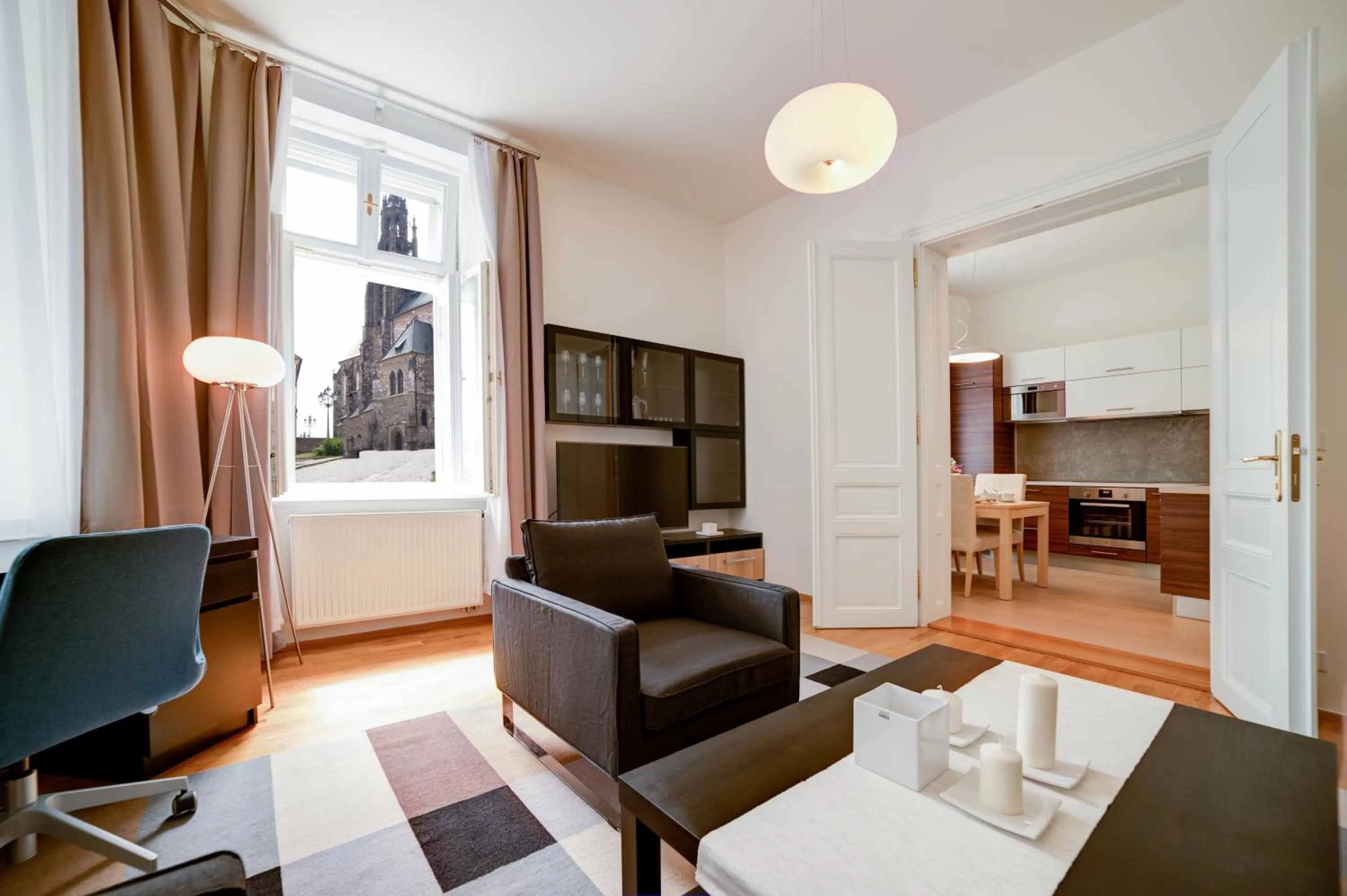 Day in Bishop Apartments