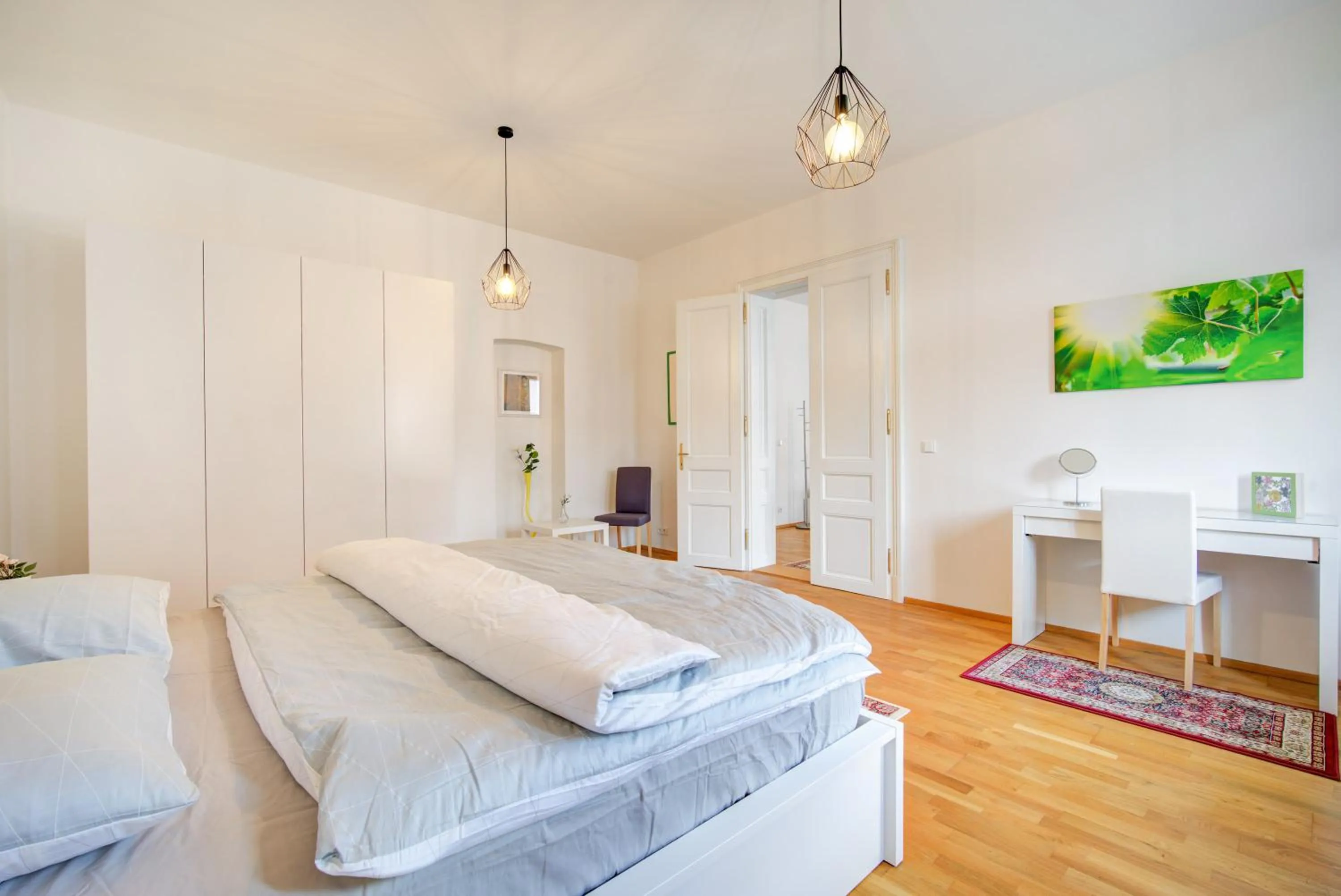 Bed in Bishop Apartments