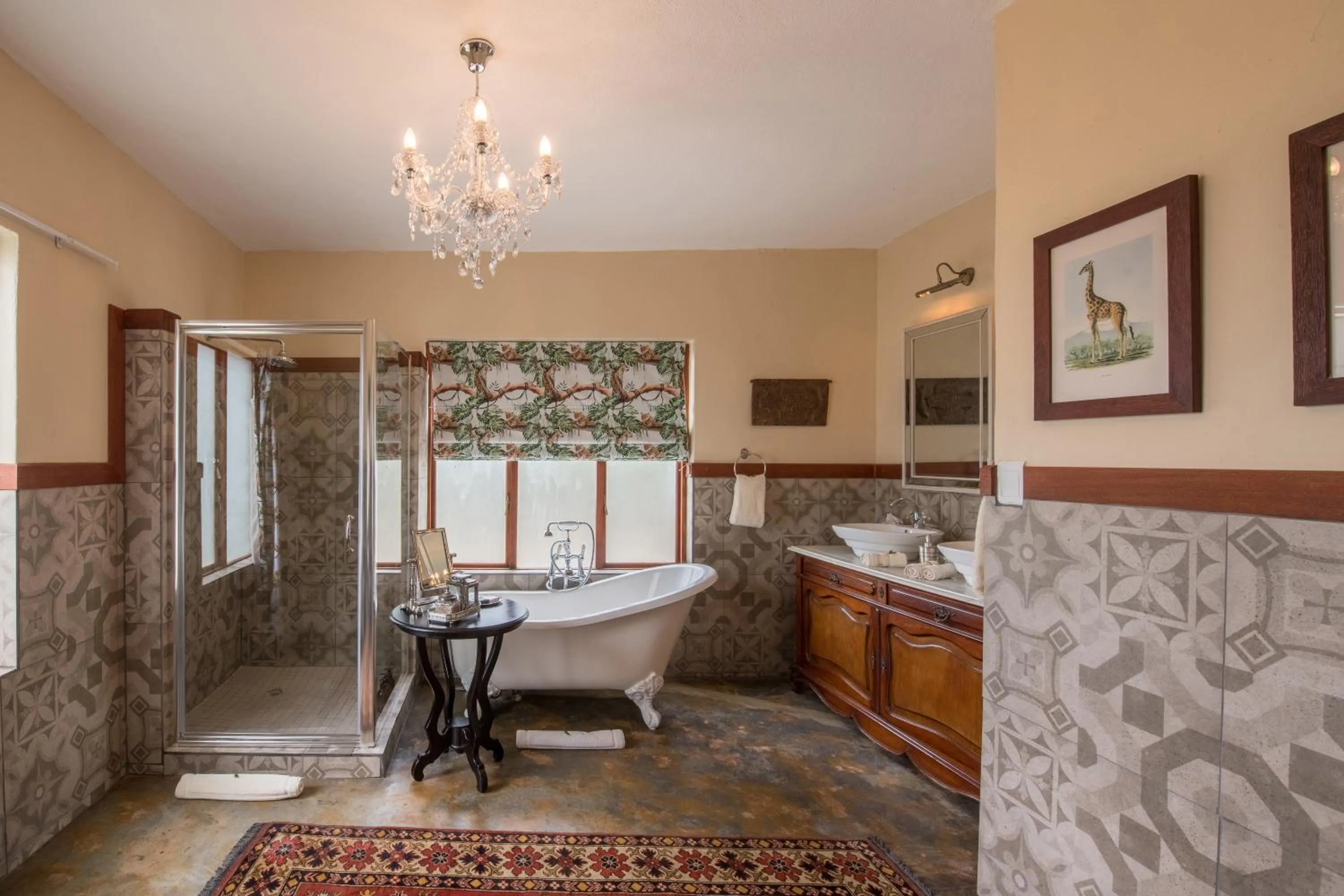 Bathroom in Tintswalo Safari