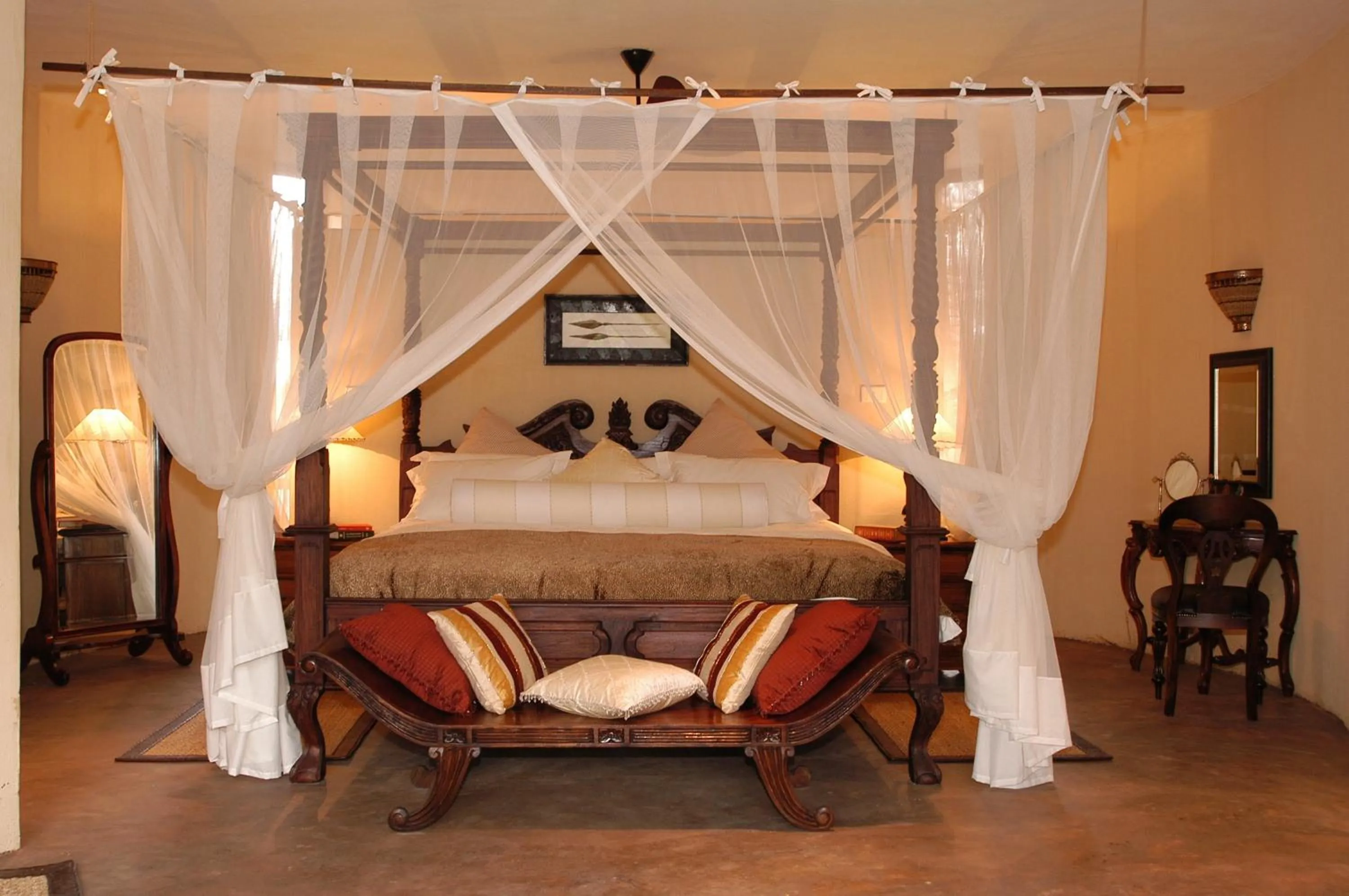 Bedroom, Bed in Tintswalo Safari