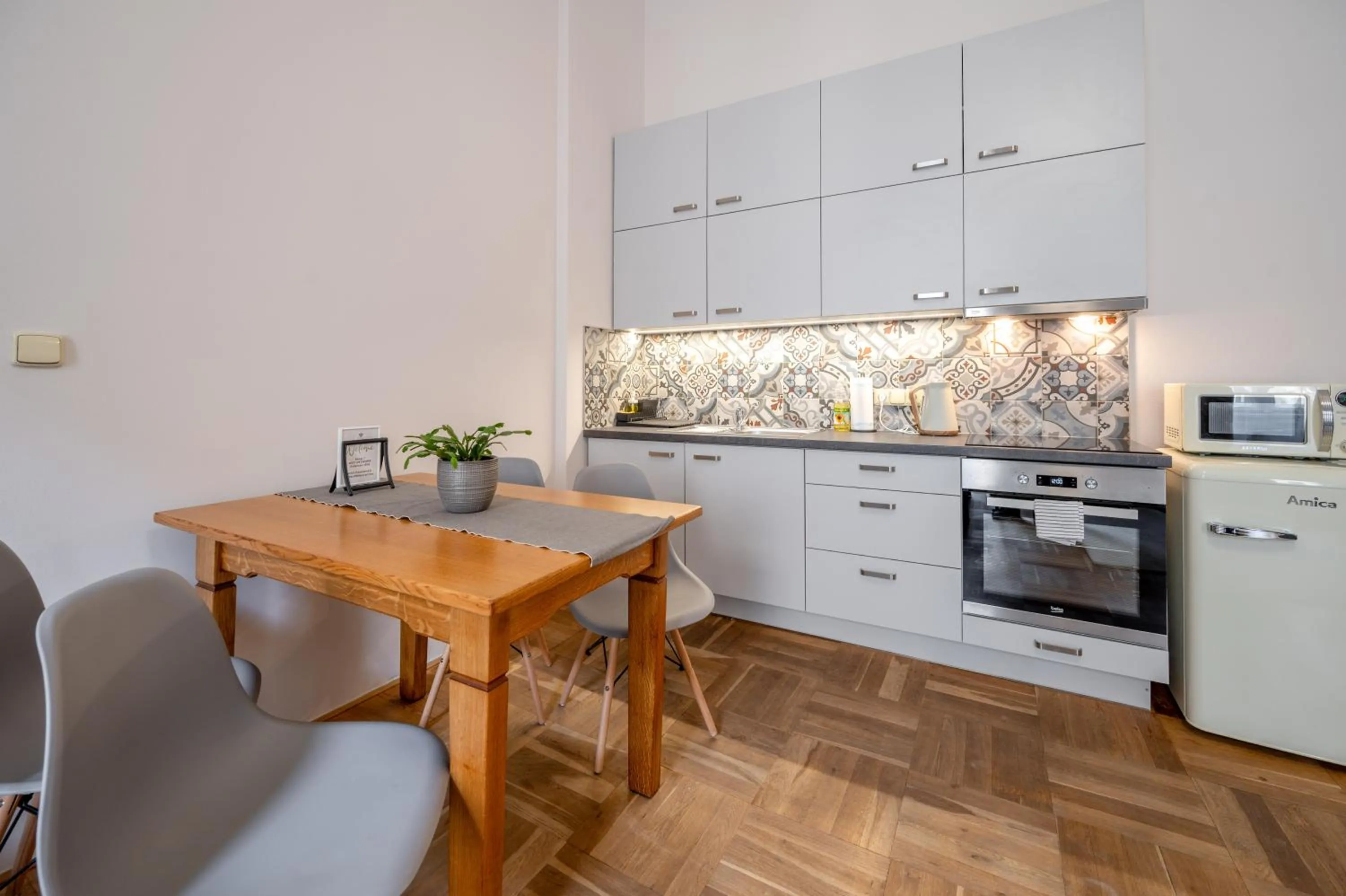 Kitchen or kitchenette in Palace Petrarca