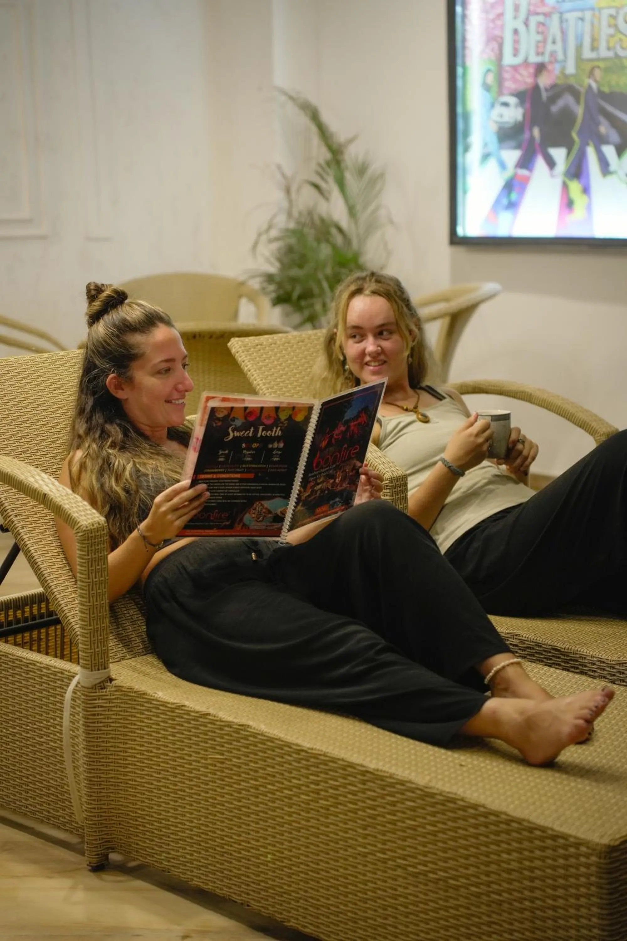 group of guests in Bonfire Hostels Rishikesh