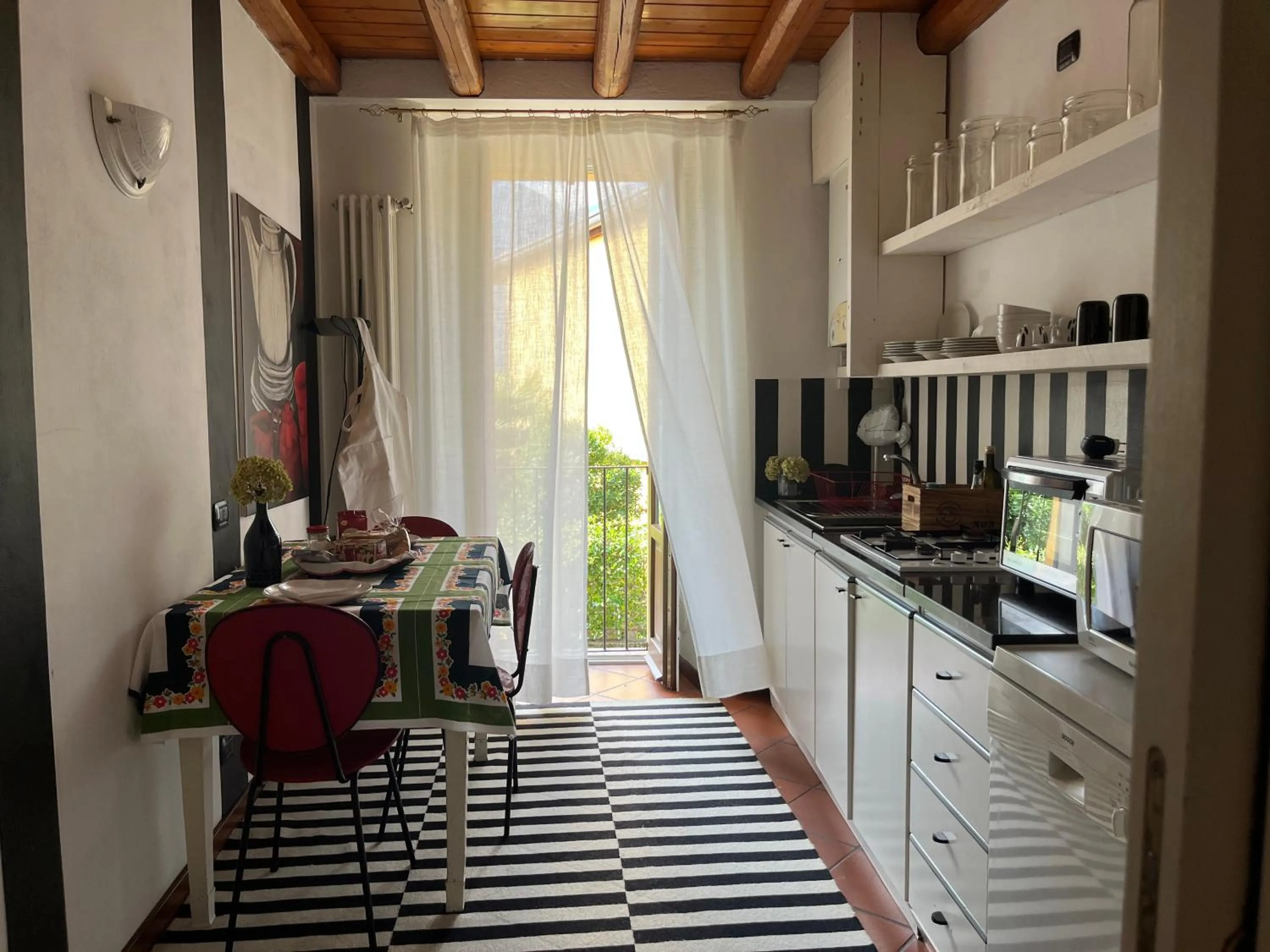 stove in Casa Vacanza Castagna