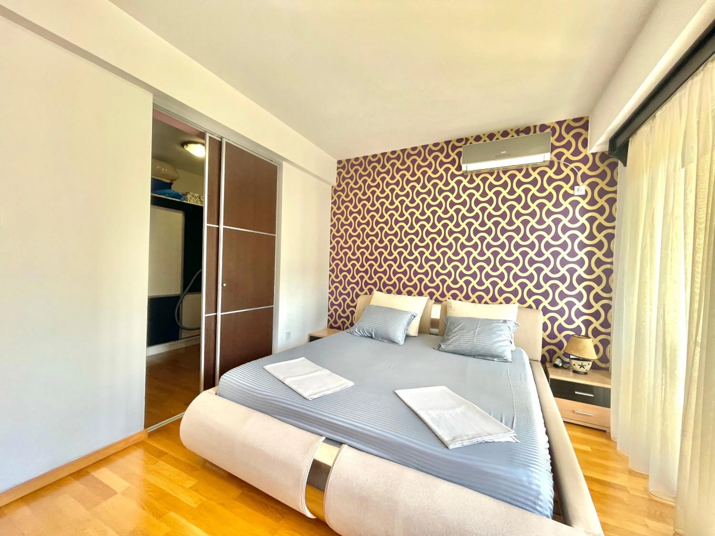 Bed in Comfort Apartments Aleksic
