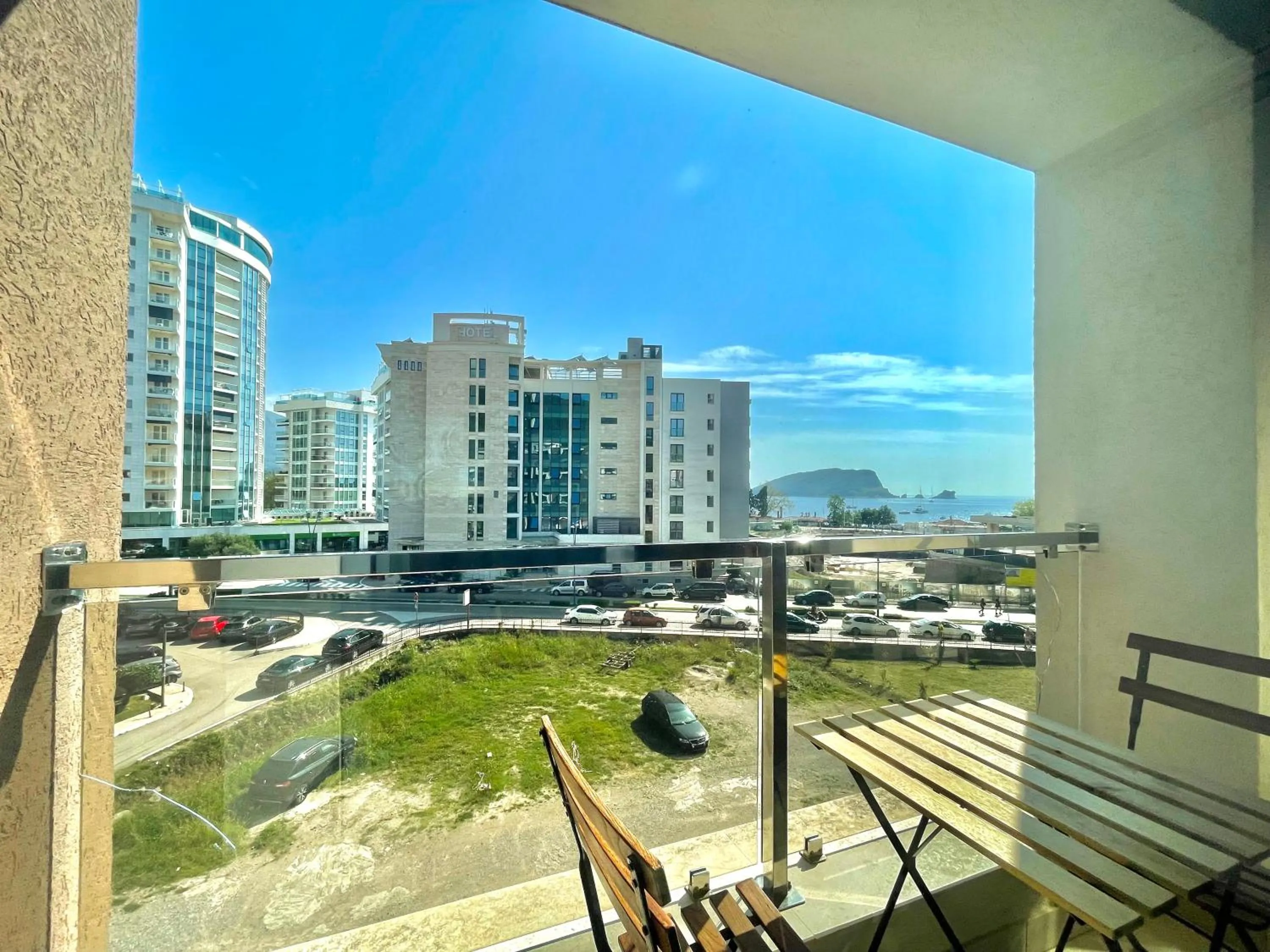 Balcony/Terrace in Comfort Apartments Aleksic